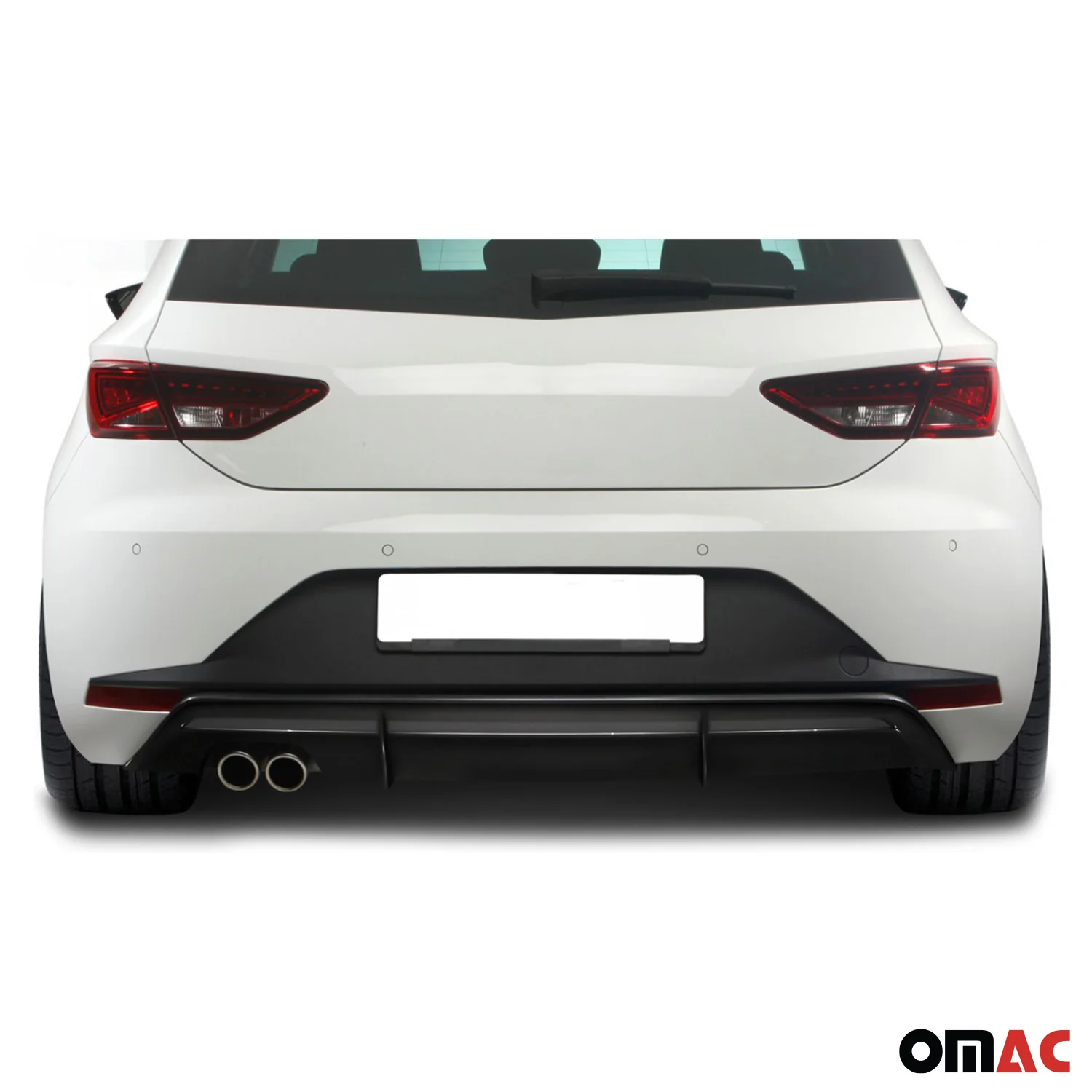 RDX Heckschürzenansatz Diffuser für Seat Leon 5F FR 5trg 2013-2017 Schwarz - Image 7