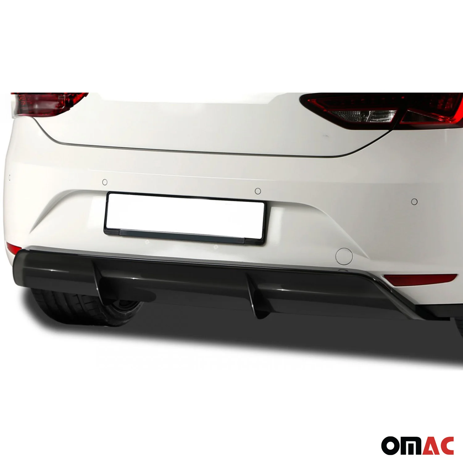 RDX Heckschürzenansatz Diffuser für Seat Leon 5F 5 trg 2013-2017 ABS Schwarz - Image 6