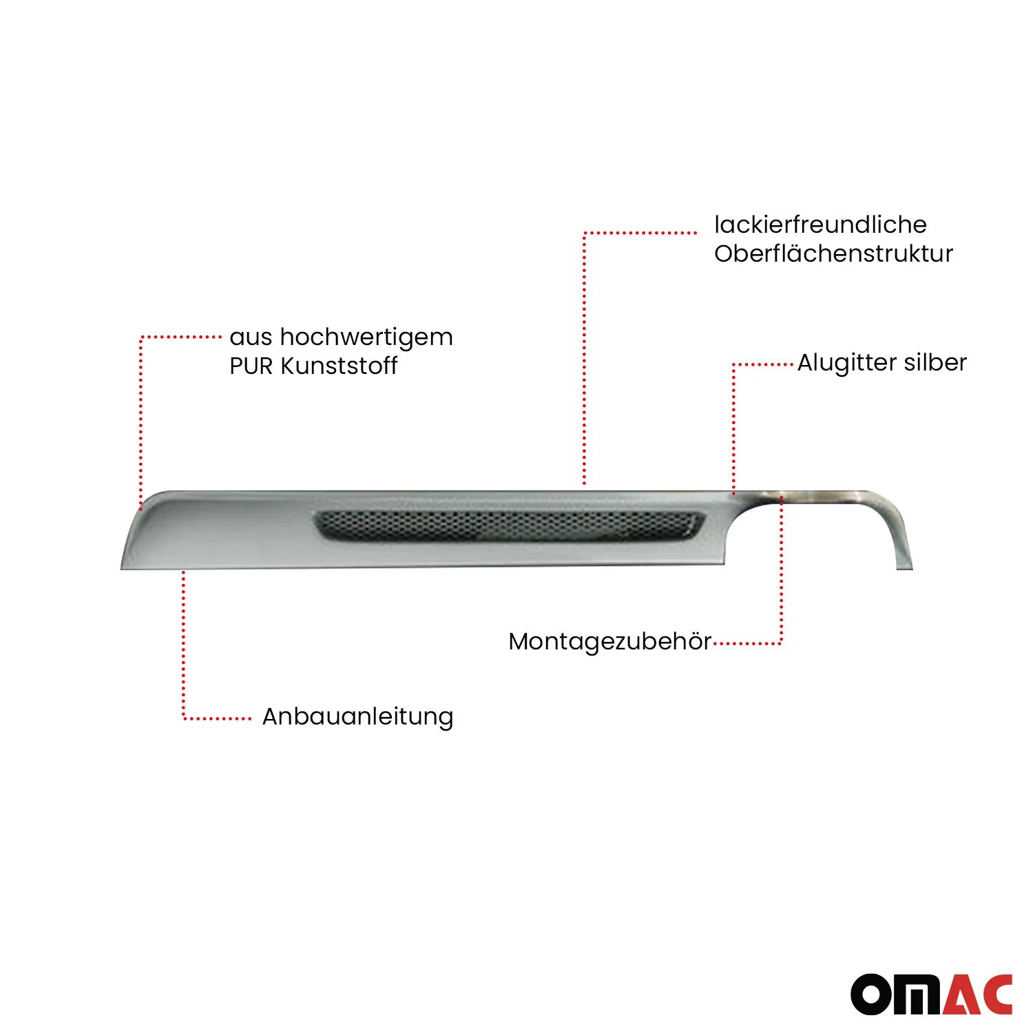 RDX Heckschürzenansatz für Peugeot 207 2006-2023 ABS - Image 6