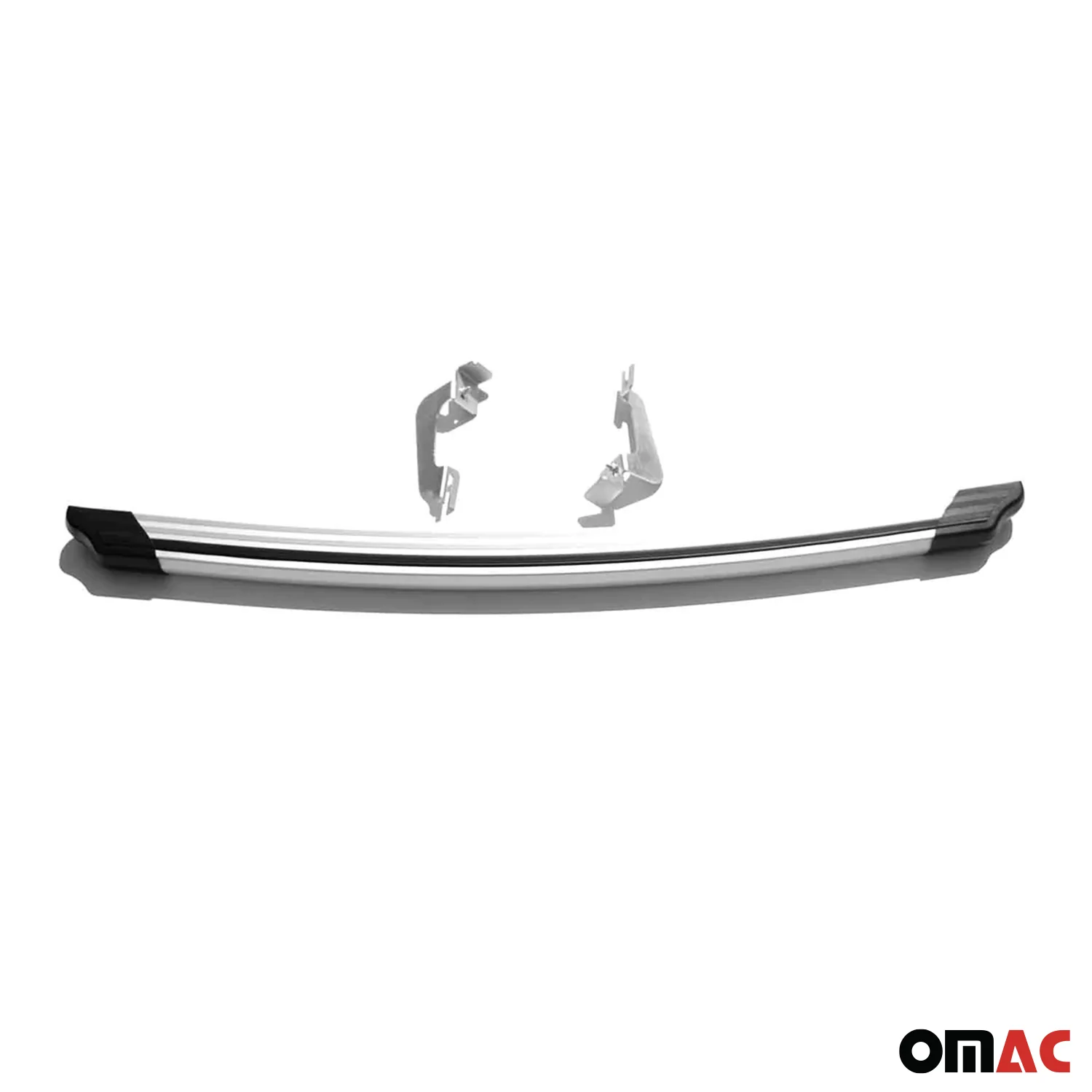 Heckstoßstange Heckschutz für Opel Combo 2012-2018 Aluminium Silber - Image 4