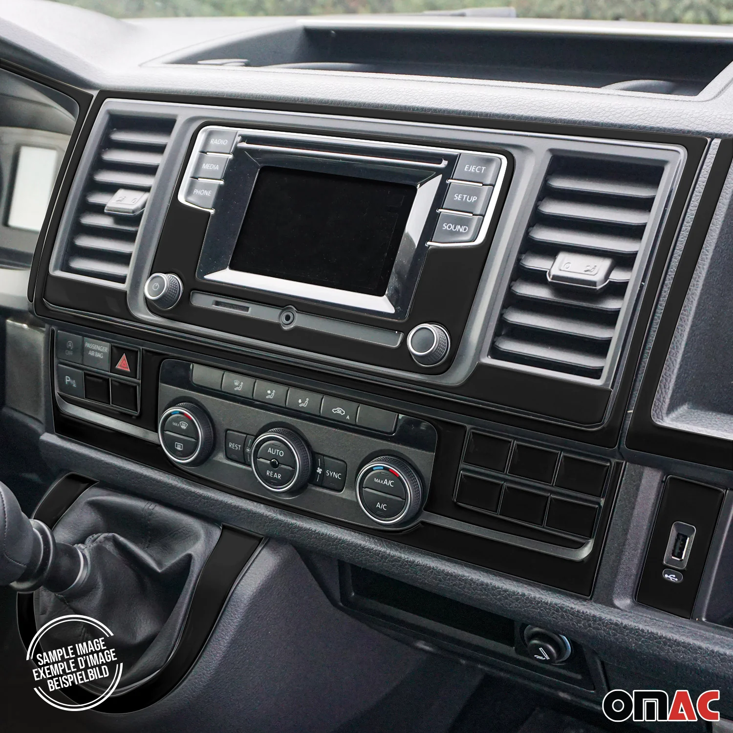 Innenraum Dekor Cockpit für Fiat Linea 2007-2018 Piano Schwarz Optik 20 tlg - Image 3