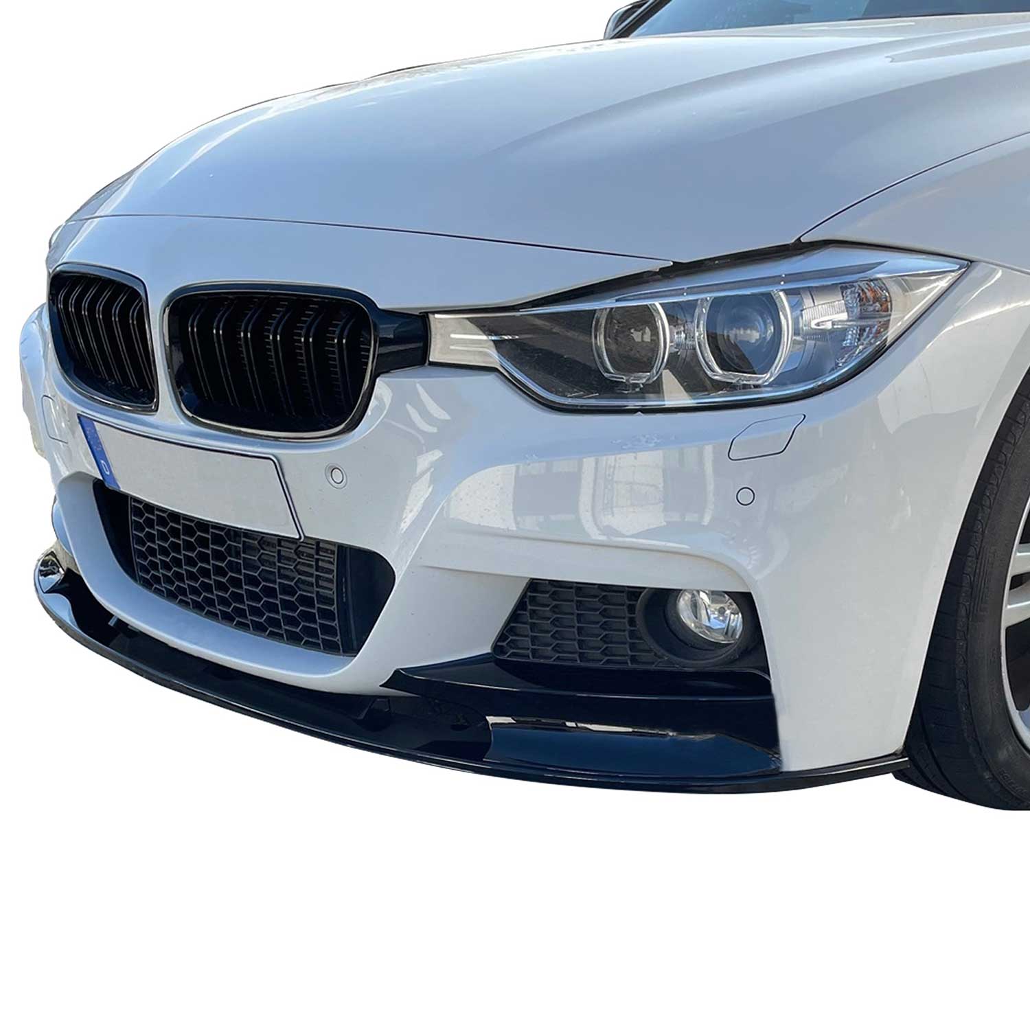 JOM Frontspoiler Lippe Stoßstange für BMW F30 F31 2011-2019 schwarz glänzend - Image 3