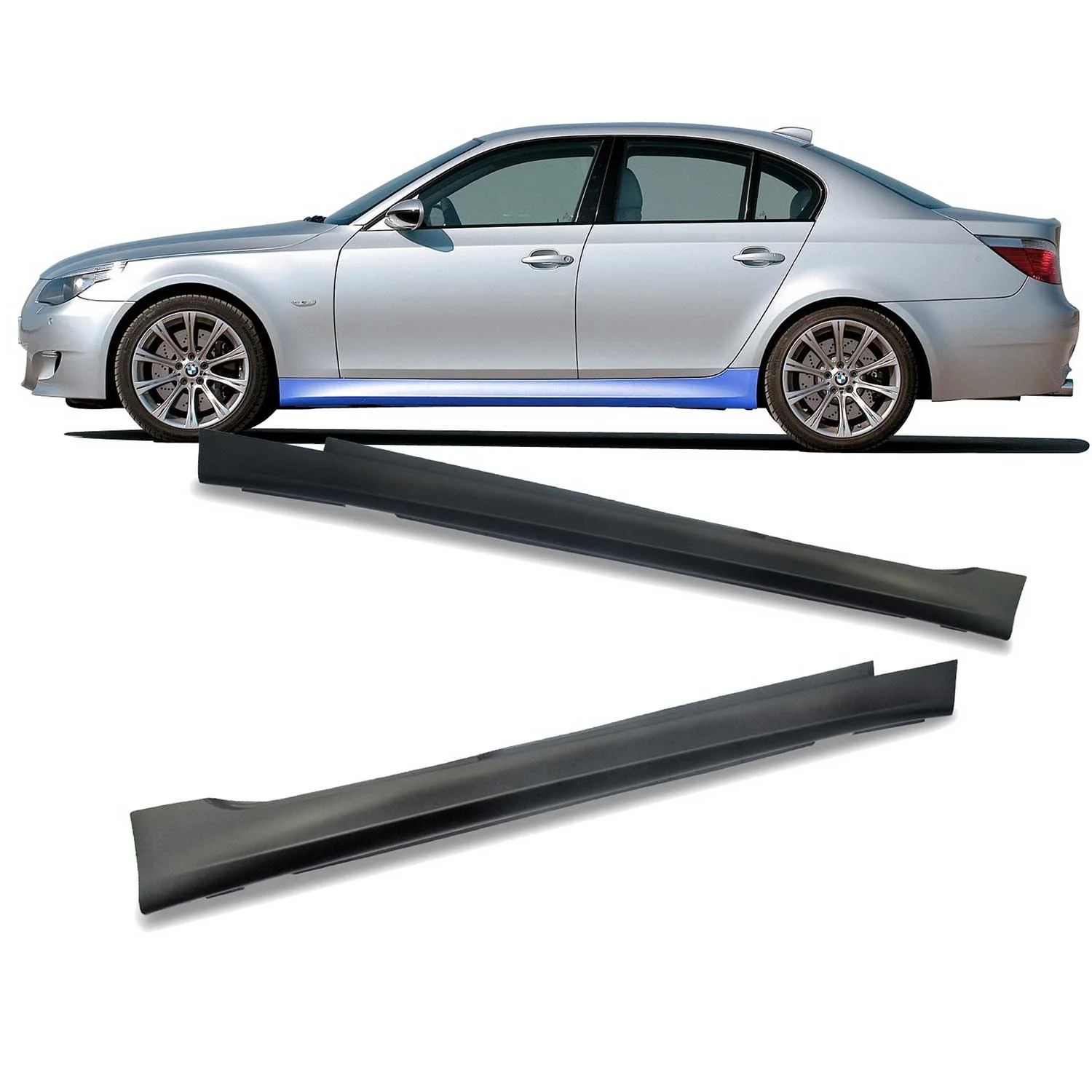 JOM Seitenschweller Schweller für BMW E60/ E61 2003-2010 schwarz PP-Kunststoff - Image 2