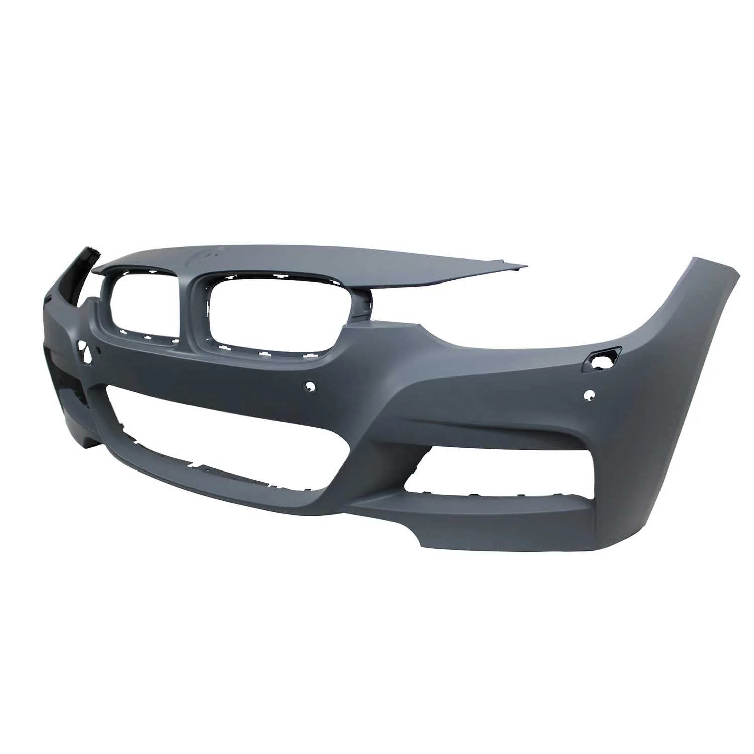 JOM Stoßstange für BMW F30 F31 2011-2019 SRA + PDC Sport-Design Schwarz - Image 2