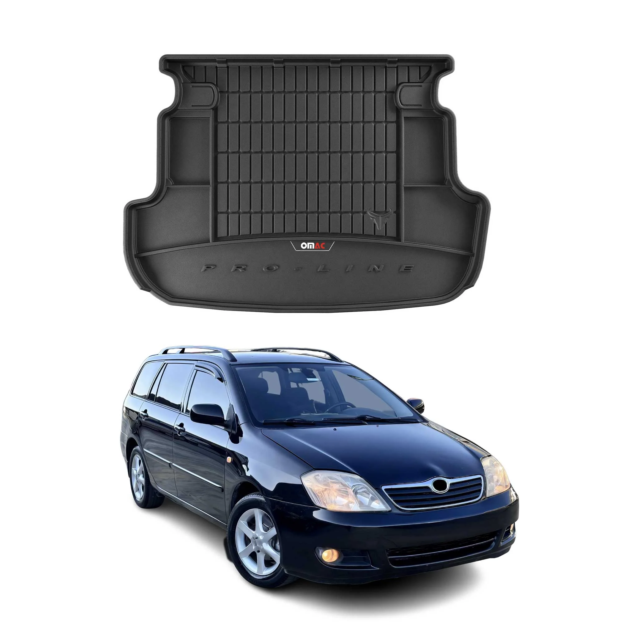 OMAC Gummi Kofferraumwanne für Toyota Corolla Kombi 2007-2013 TPE
