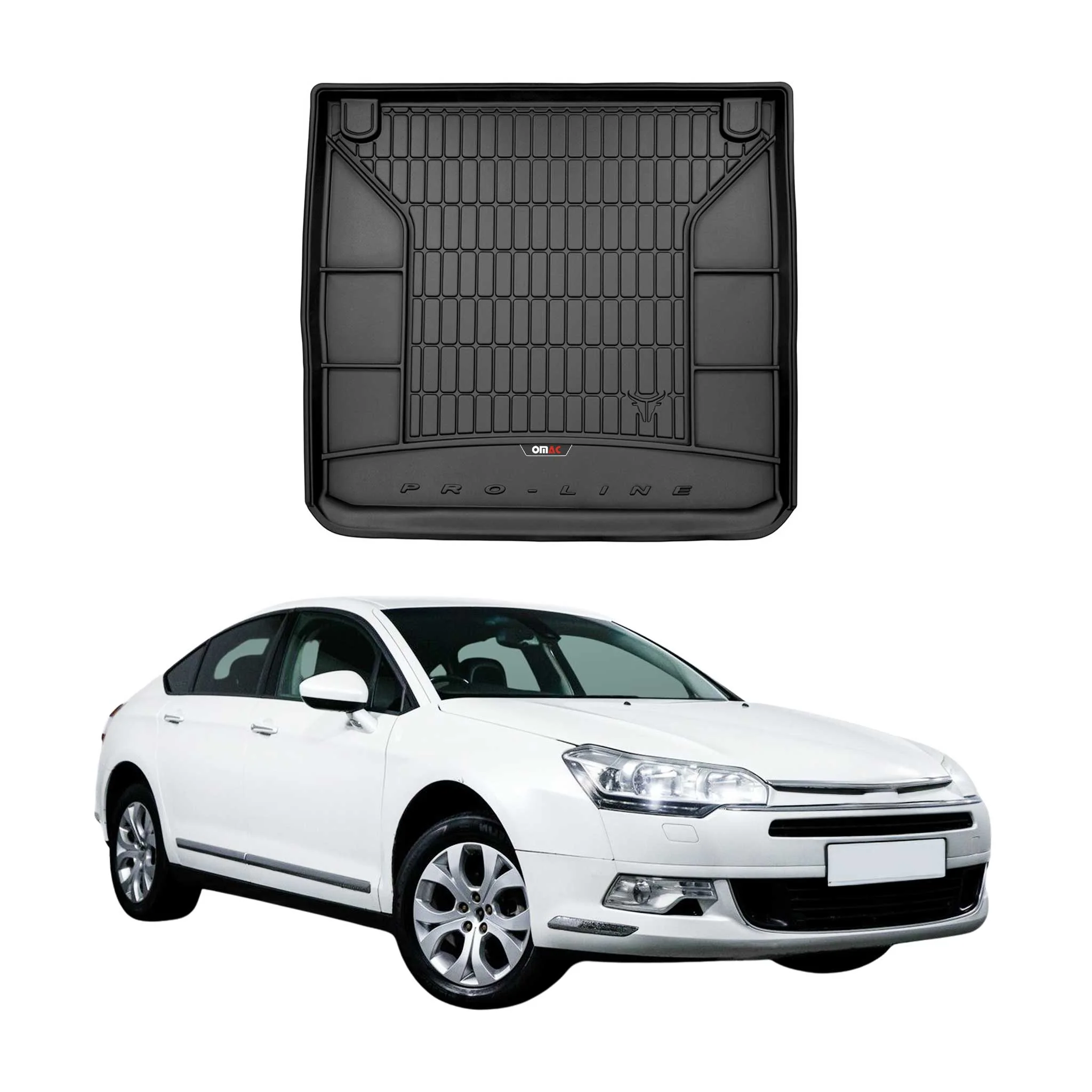 OMAC Gummi Kofferraumwanne für Citroen C5 Break 2008-2017 TPE Laderaumwanne