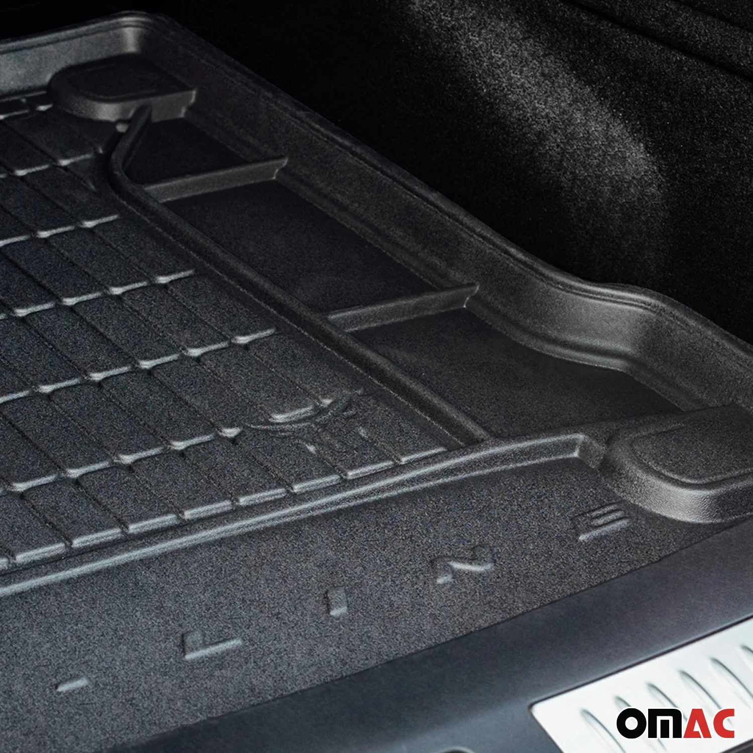 OMAC Gummi Kofferraumwanne für Opel Astra J Schrägheck 2009-2015 TPE Schwarz - Image 6
