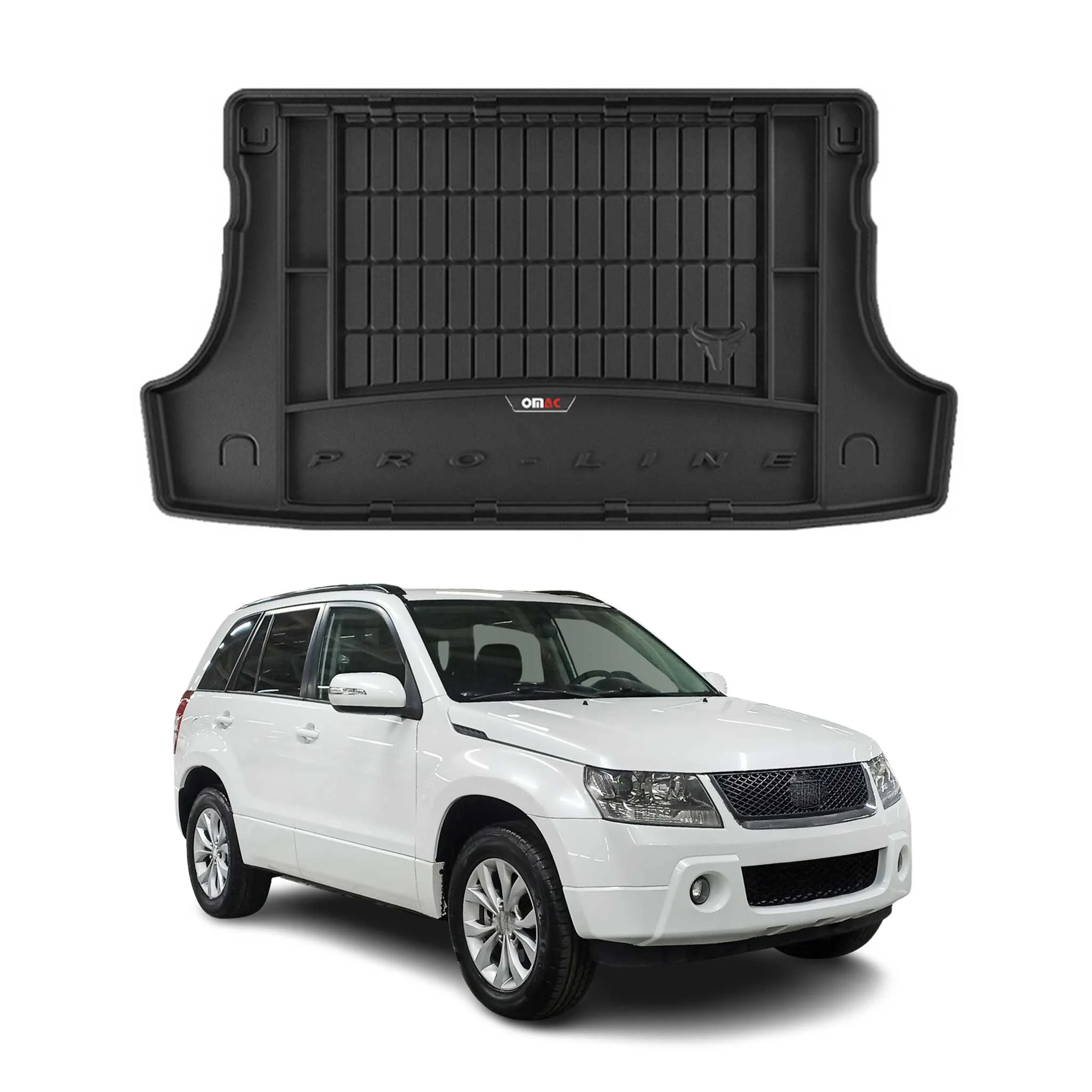 OMAC Gummi Kofferraumwanne für Suzuki Grand Vitara 2005-2014 TPE Laderaumwanne