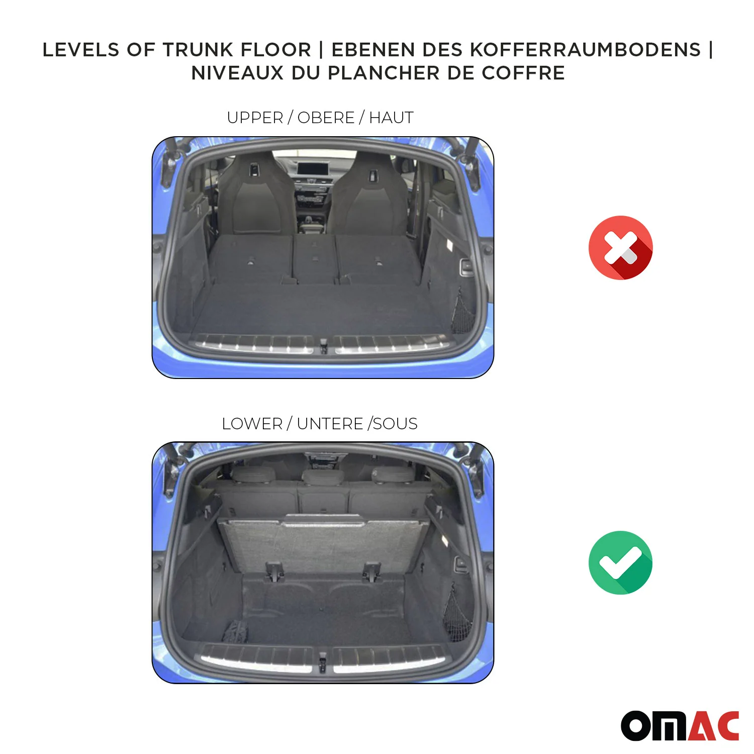 Kofferraumwanne für Toyota Corolla Schrägheck E210 2019-2026 Untere Gummi TPE - Image 3