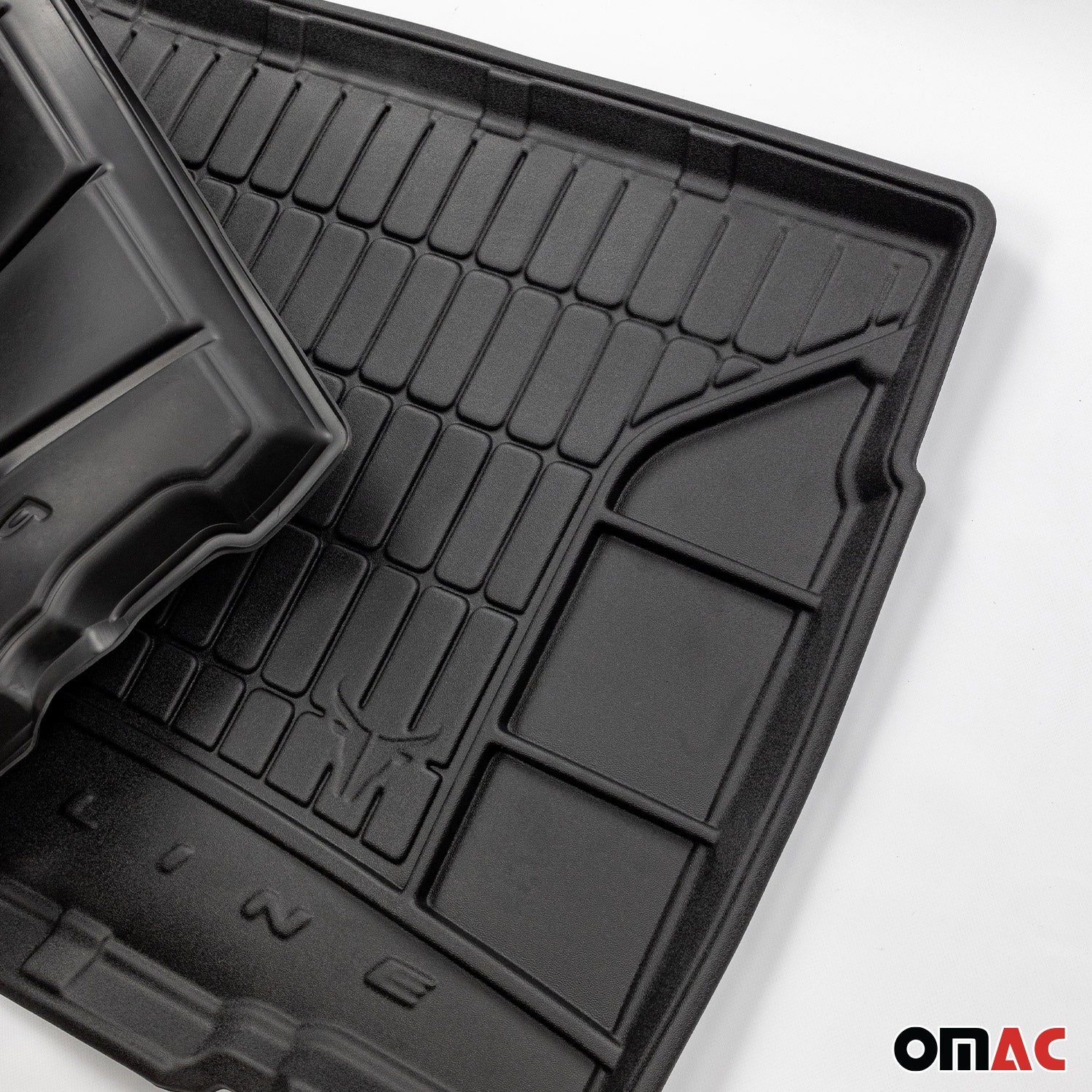 OMAC Gummi Kofferraumwanne für VW Touran 2010-2015 TPE Laderaumwanne Schwarz - Image 11