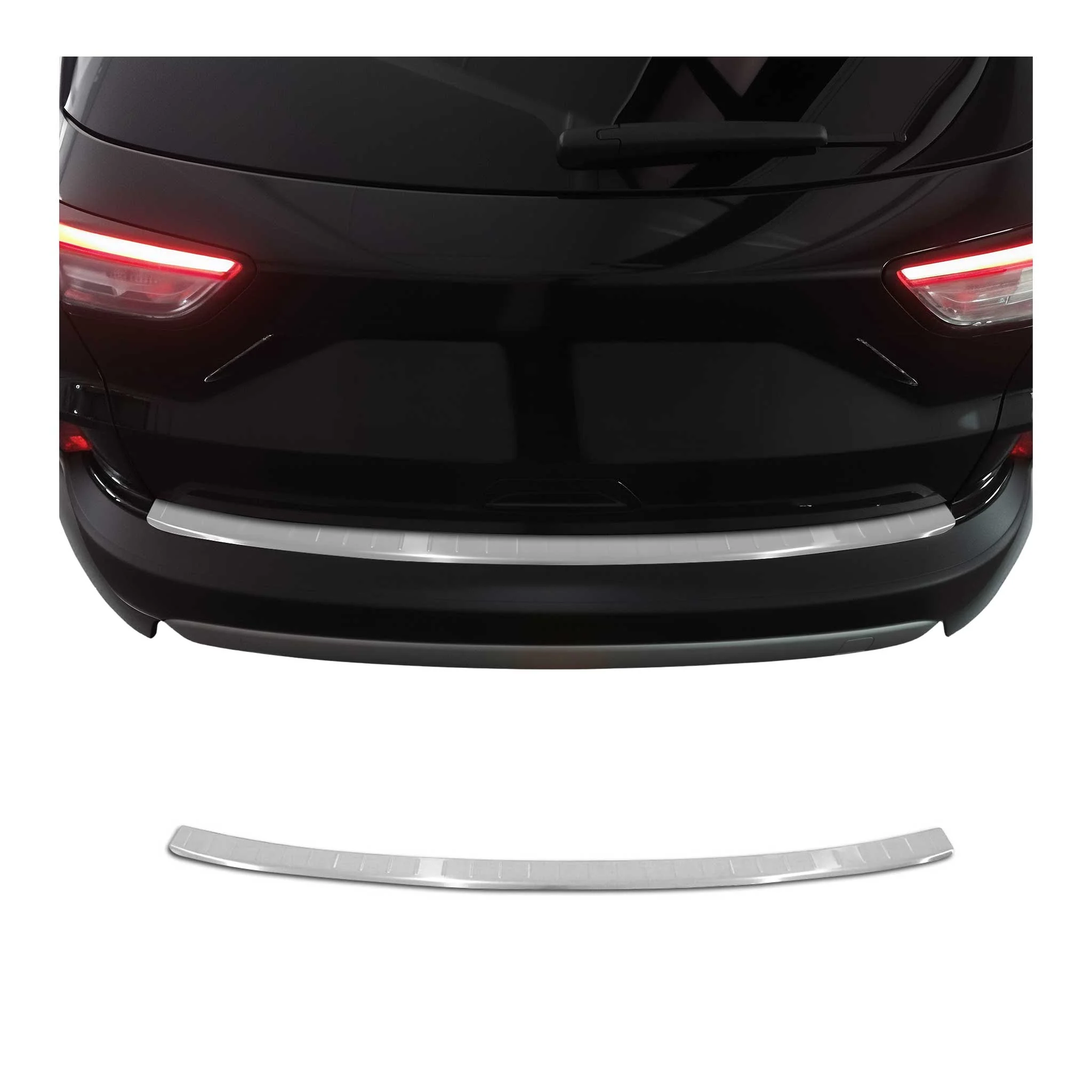 Ladekantenschutz Stoßstange für Ford Kuga III 2019-24 Pre-FL Chrom gebürstet