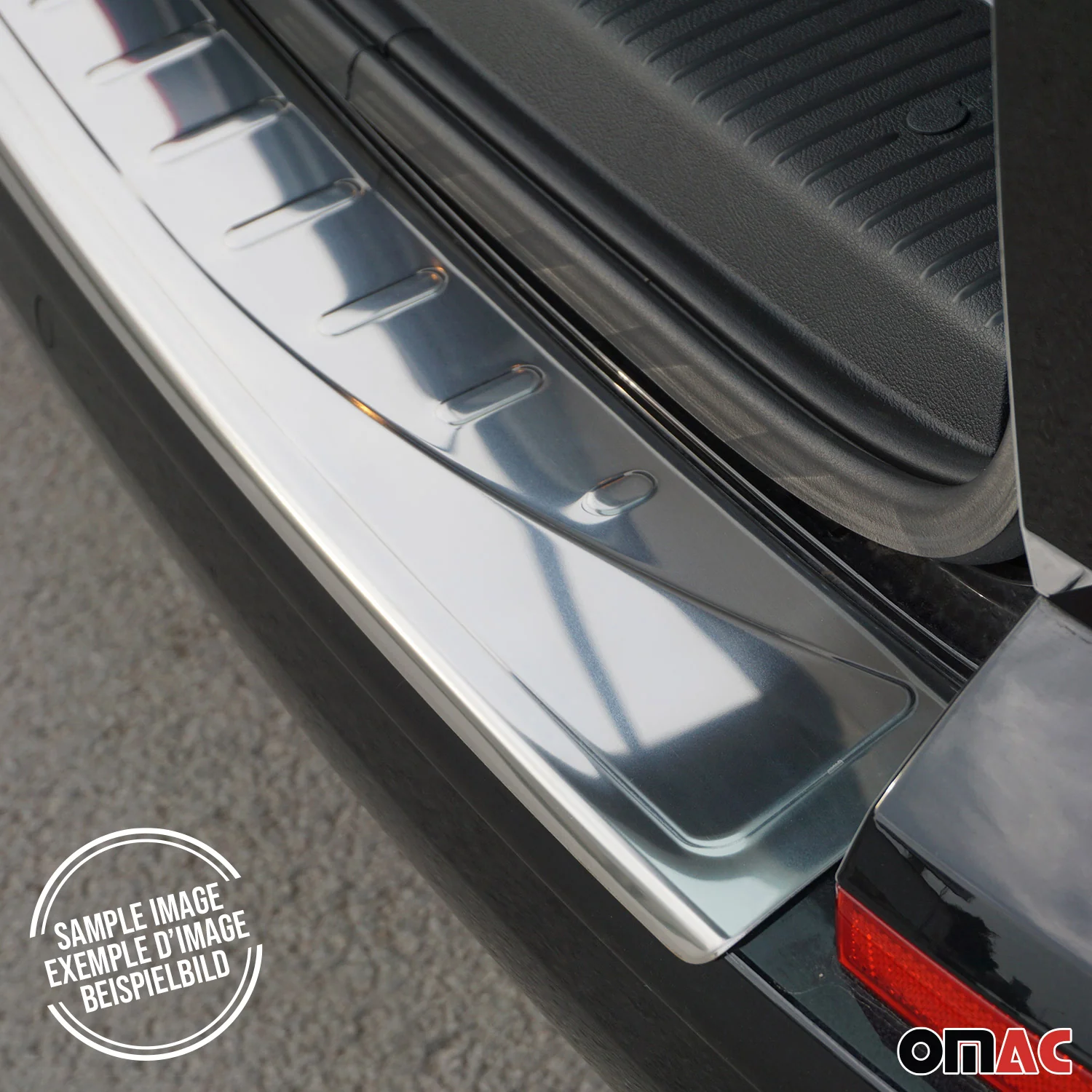 Ladekantenschutz Stoßstange für Skoda Rapid Spaceback 2013-2019 Edelstahl Chrom - Image 6