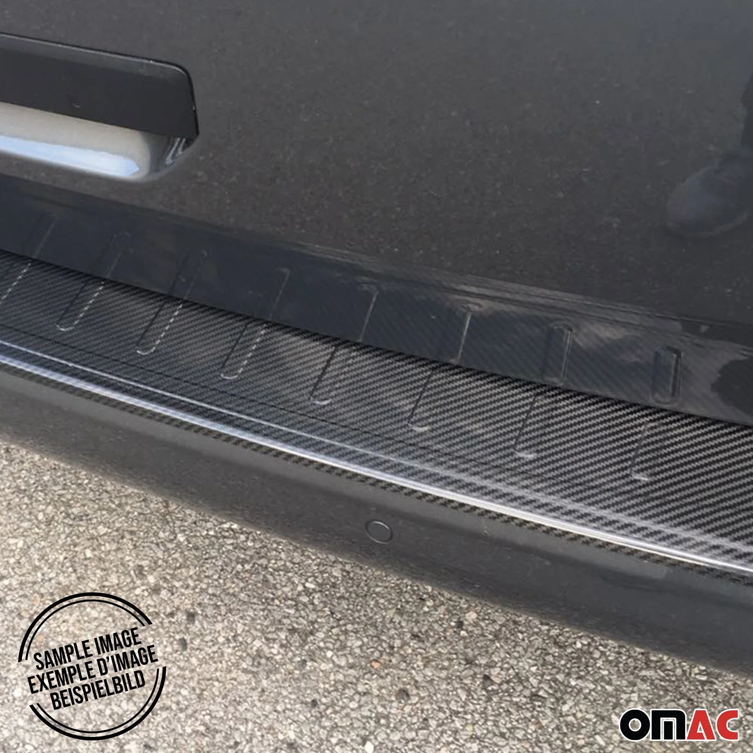 Ladekantenschutz Stoßstange für VW Passat B7 Limo 2010-2014 Echt Carbon Schwarz - Image 7
