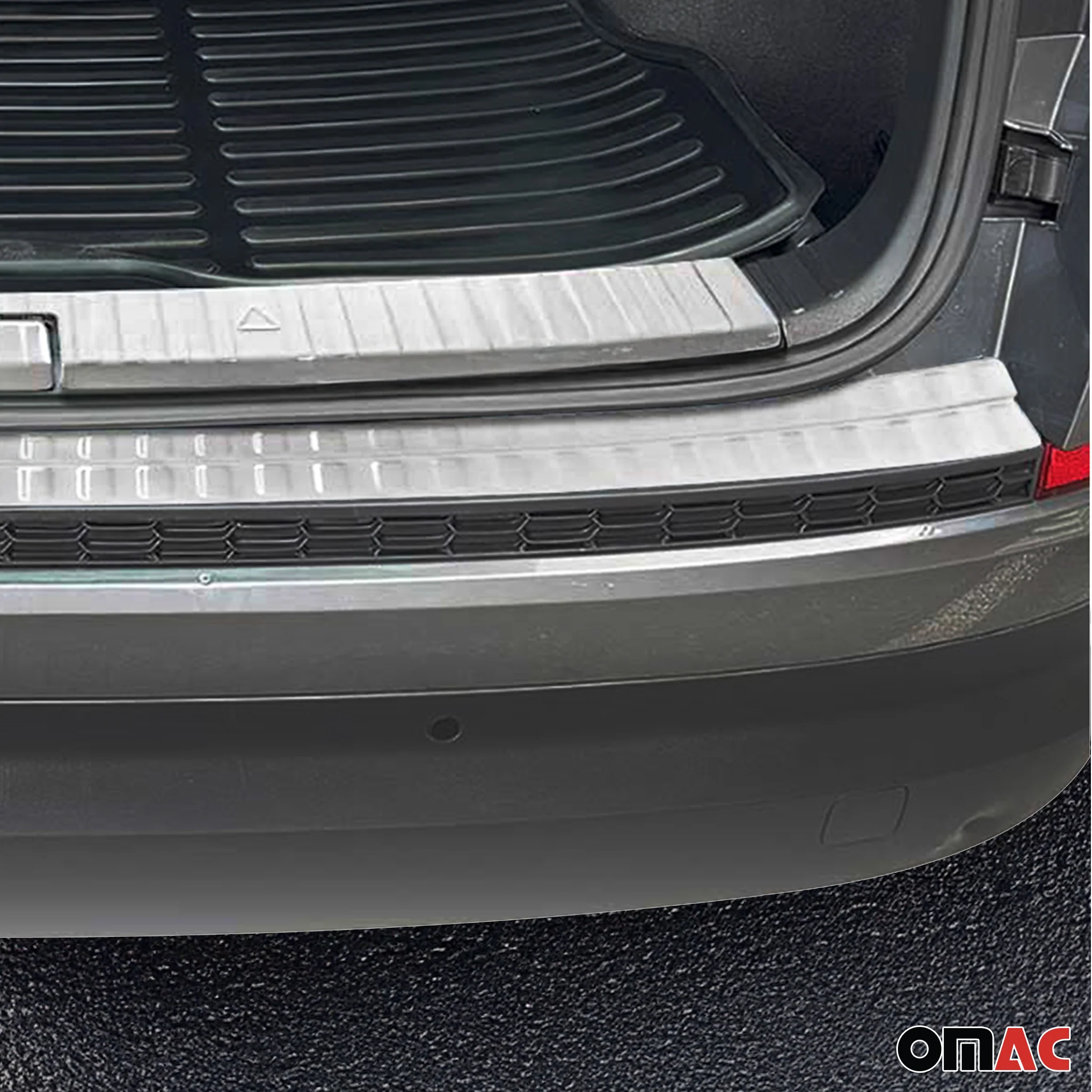 Ladekantenschutz & Stoßstange Satz für Skoda Kodiaq 2016-24 Edelstahl Gebürstet - Image 2