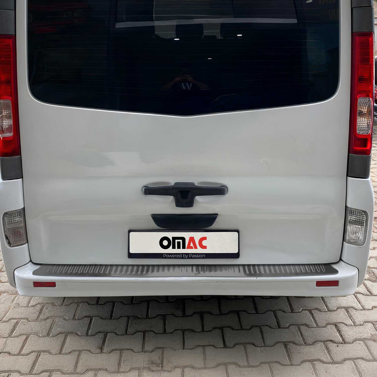 Ladekantenschutz Stoßstange für Nissan Primastar 2001-14 Edelstahl Dunkel Chrom