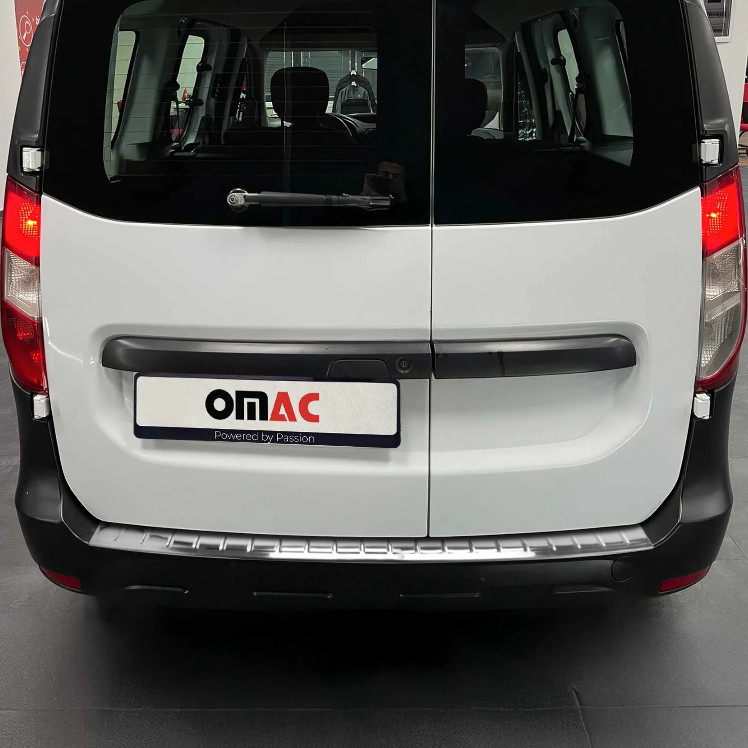 Ladekantenschutz Stoßstangenschutz für Renault Express 2021-2026 Edelstahl Chrom