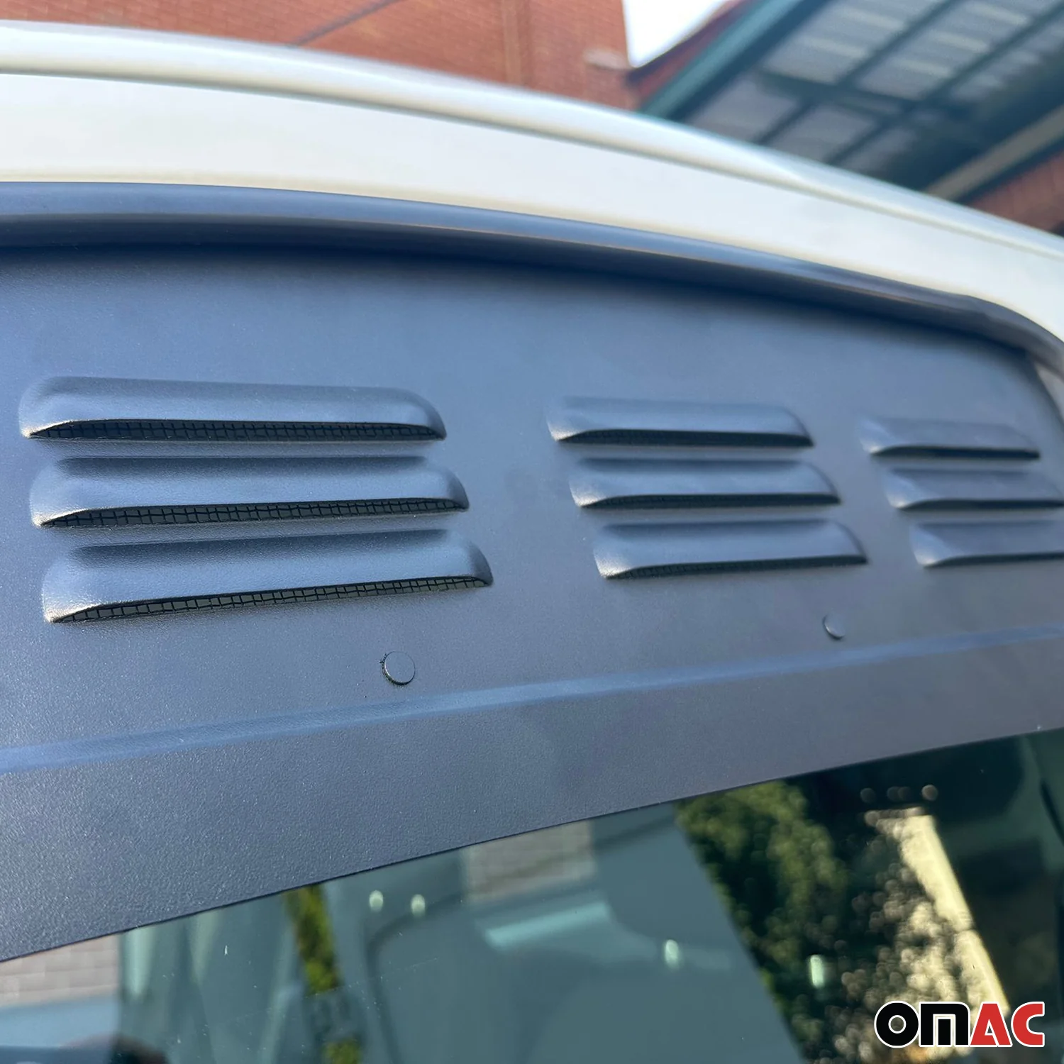 Lüftungsgitter Be & Entlüftung für Ford Tourneo Custom 2013-2024 Alu Schwarz 2x - Image 6