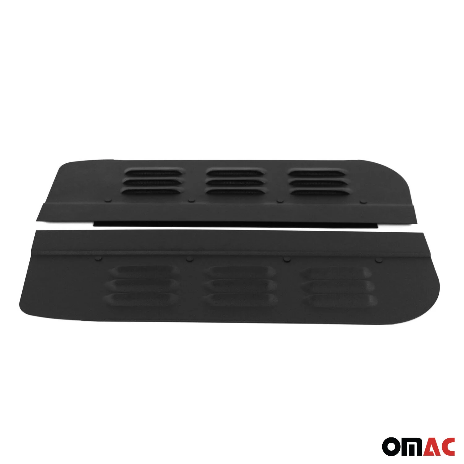 Lüftungsgitter Be & Entlüftung für Renault Master 2 1998-2010 Alu Schwarz 2tlg - Image 5