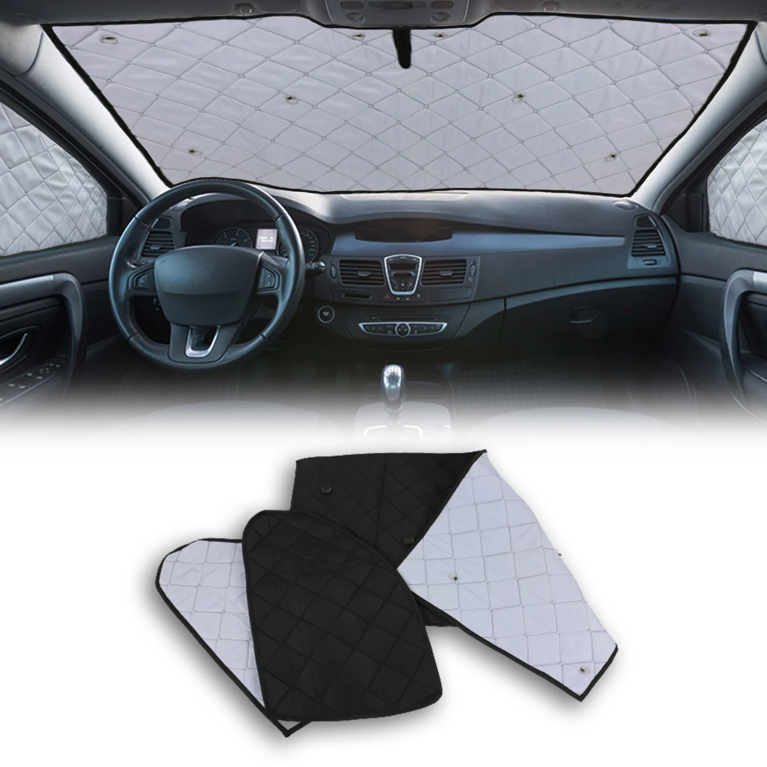Magnetischer Auto Vorhänge Thermo Sonnenschutz für Peugeot 2008 II 2020-2026