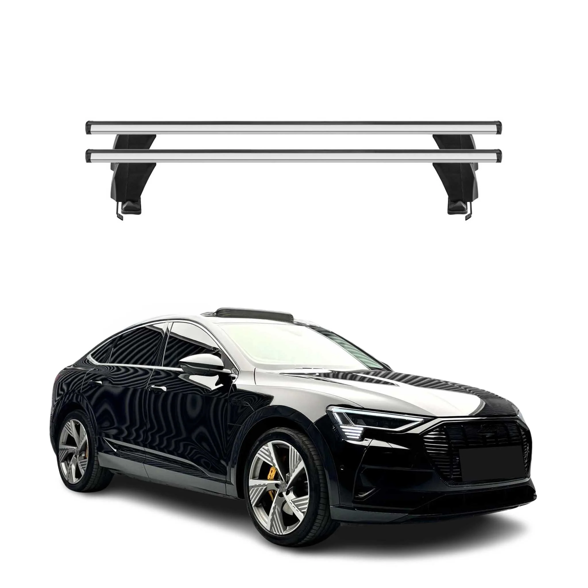 Menabo Dachträger Grundtäger für Audi e-Tron Sportback 2021-2025 50kg Alu Silber