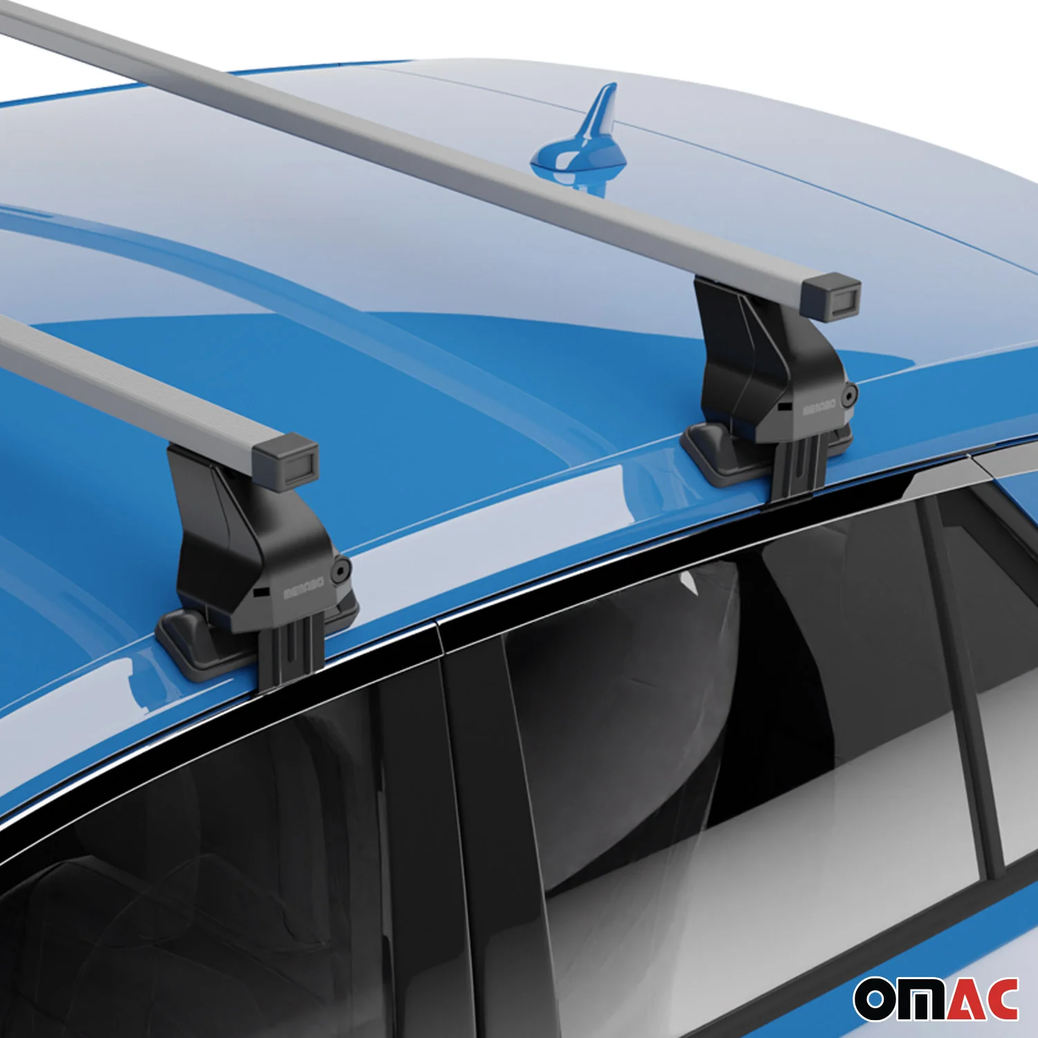 Menabo Dachträger Grundtäger für Fiat 500X 2014-2024 50kg Stahl Silber 2 tlg - Image 6