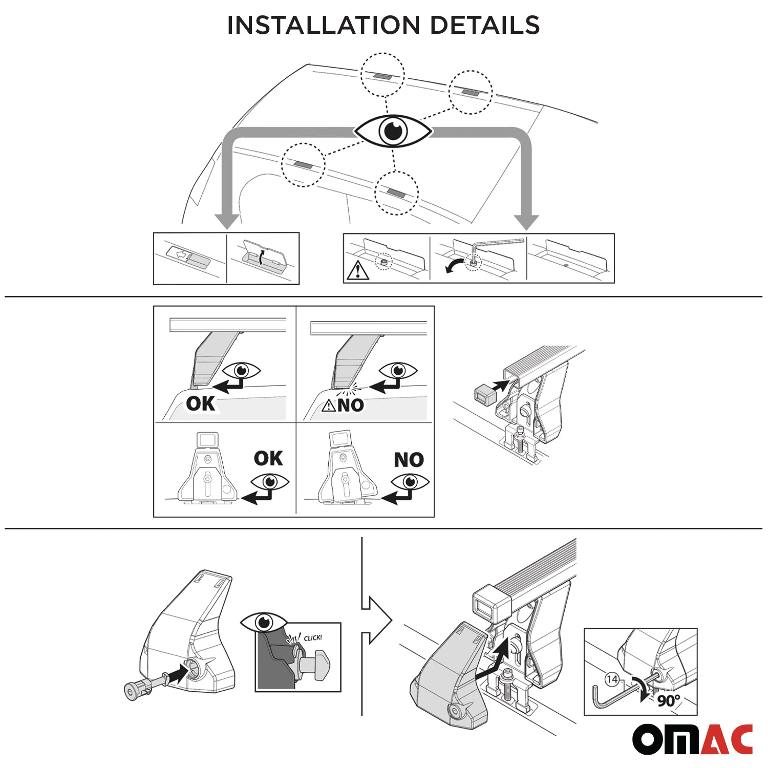 Menabo Dachträger für Renault Grand Scenic mk2 2003-2009 75kg Stahl Silber 2x - Image 9