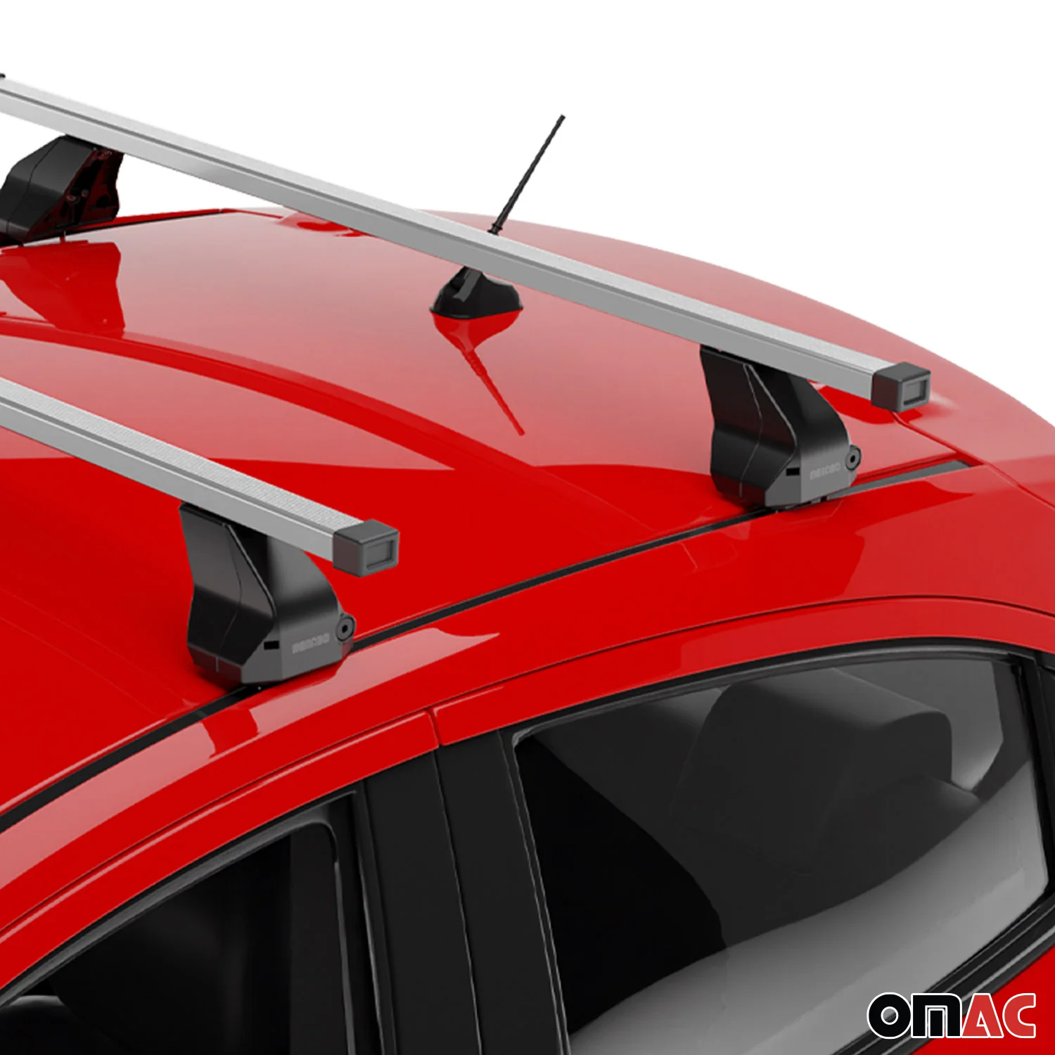 Menabo Dachträger Grundtäger für VW Caddy 2015-2020 75kg Stahl Silber 2 tlg - Image 6