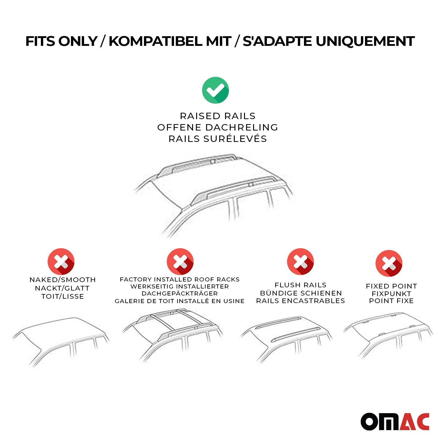 Menabo Dachträger Grundtäger für Mazda BT-50 2011-2020 90kg Alu Silber 2 tlg - Image 5