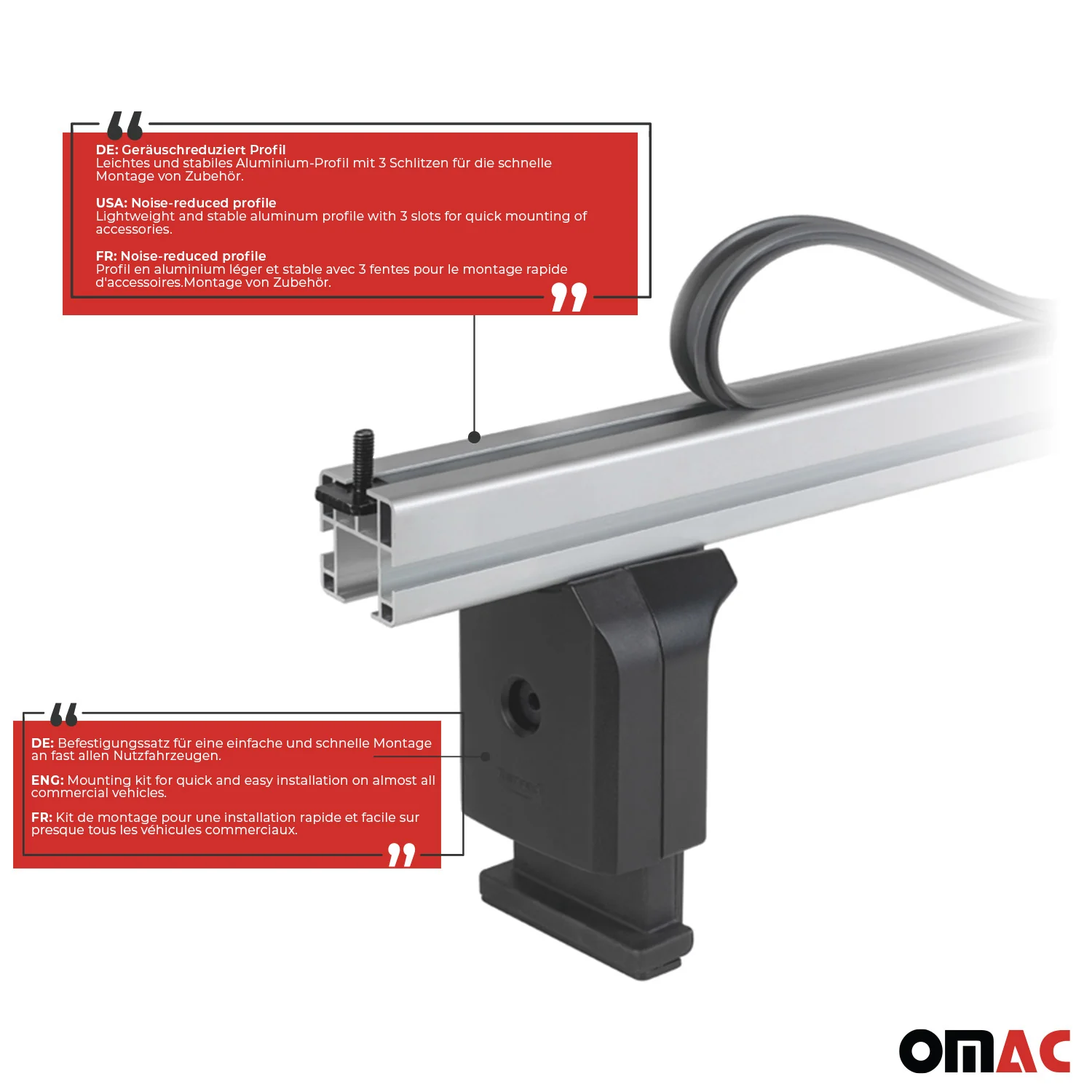 Menabo Dachträger Querträger für Fiat Doblo 2000-2010 Grundträger Alu Silber 2x - Image 6