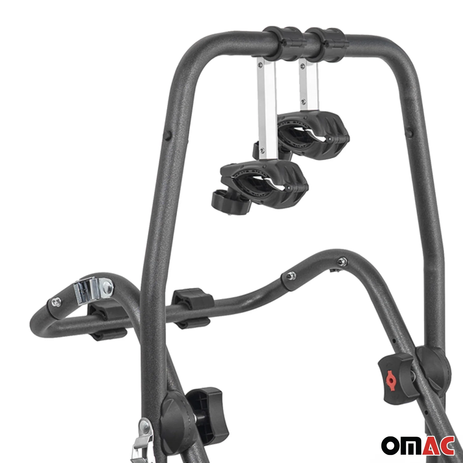 Menabo Fahrradträger 2 Fahrräder für Nissan Micra K12 2002-2010 Silber Schwarz - Image 8