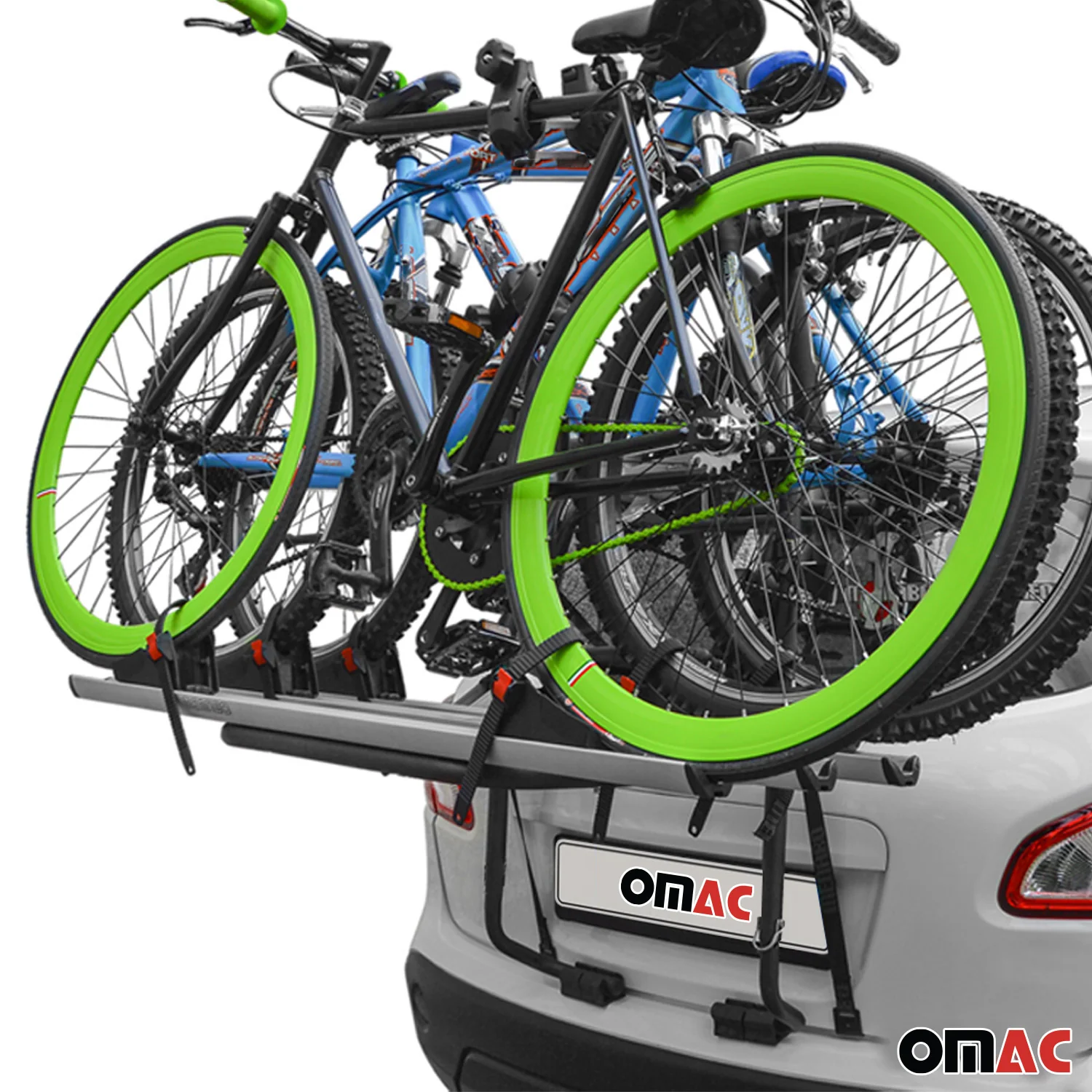 Menabo Fahrradträger 3 Fahrräder für Toyota Verso 2009-2018 Alu Schwarz Silber - Image 9