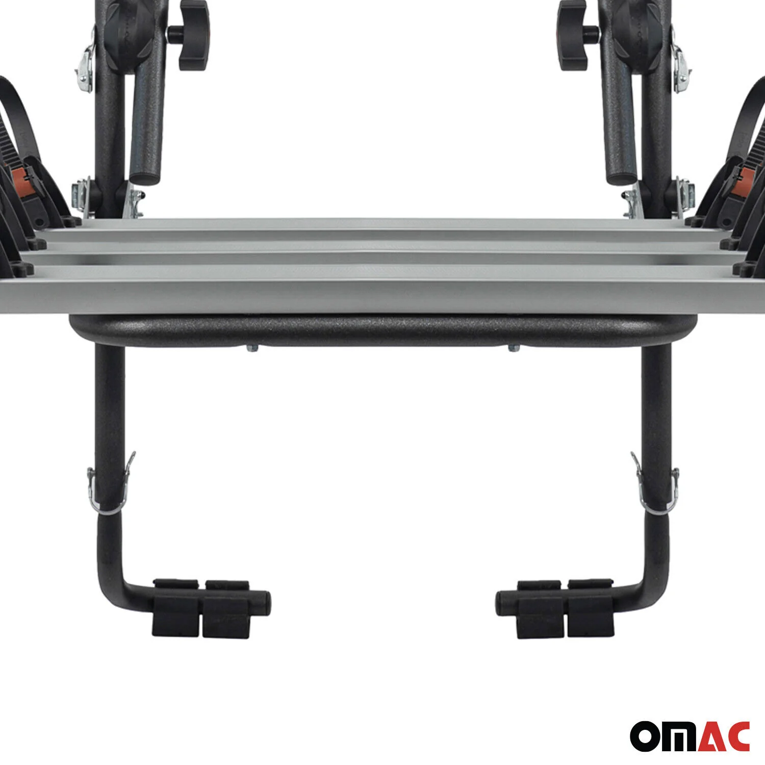 Menabo Fahrradträger 3 Fahrräder für VW Sharan 1999-2026 Alu Schwarz Silber - Image 8