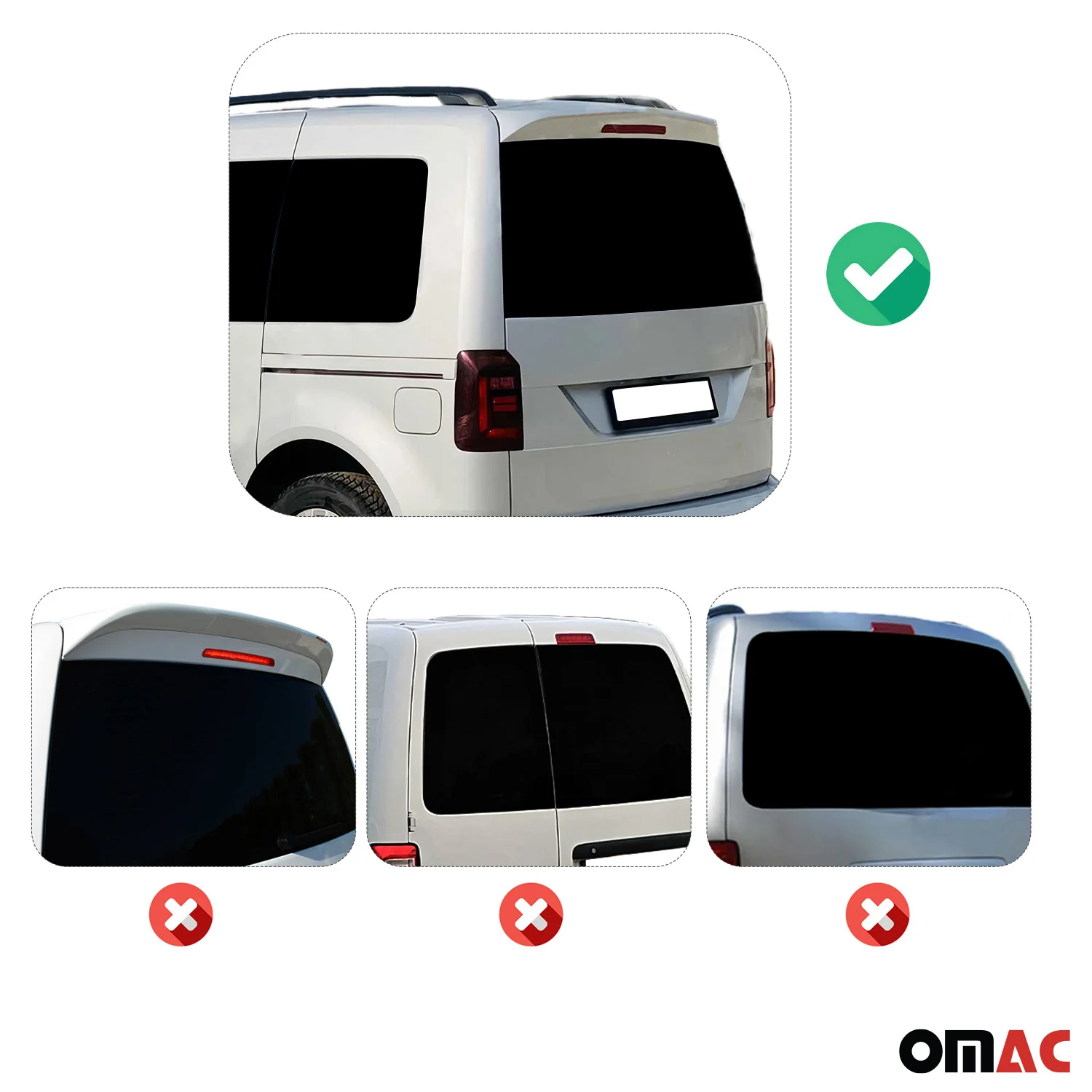 Menabo Fahrradträger für VW Caddy V 2020-2026 Heckklappenträger 3 Fahrräder - Image 3