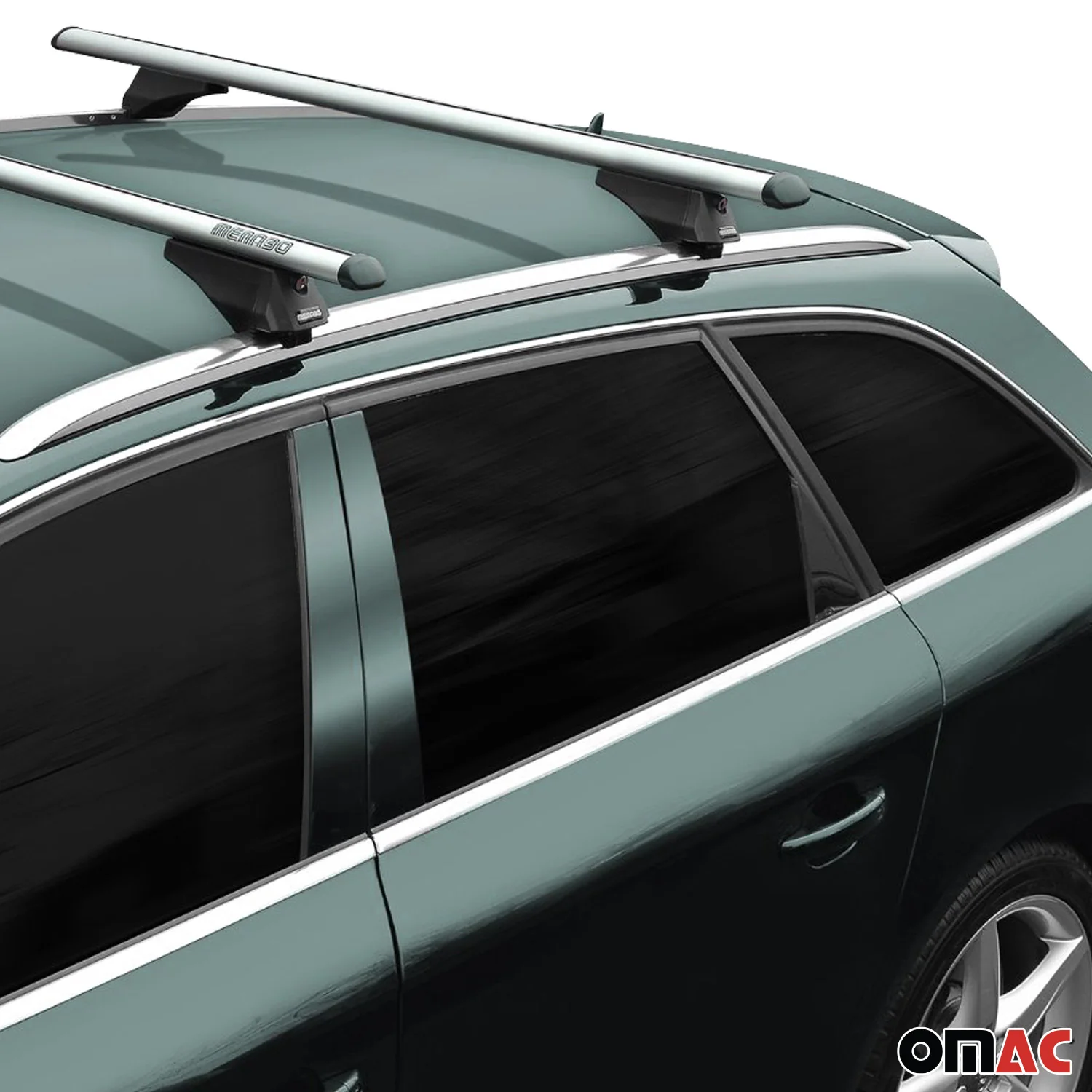 Menabo Dachträger Grundtäger für Ford Focus Kombi 2011-2018 75kg Alu Silber 2x - Image 7
