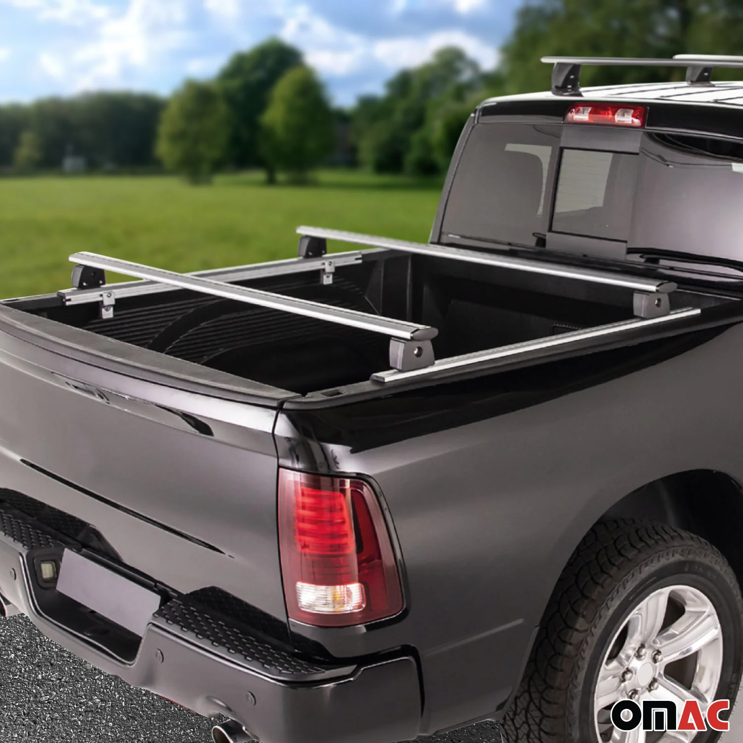 Menabo Dachträger für Honda Ridgeline Laderaumrollo-Querträger Ladeflächenträger - Image 2