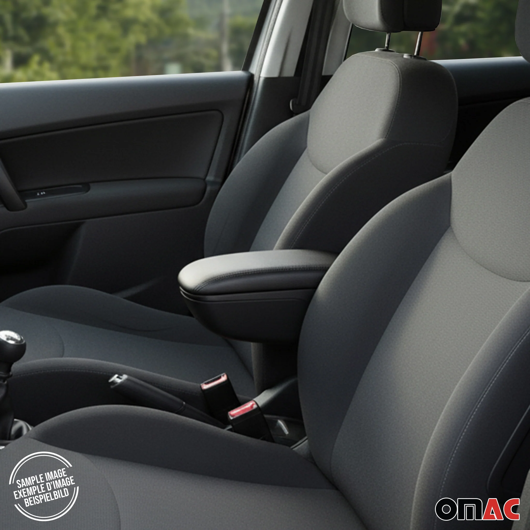 Mittelarmlehne Armlehne für Dacia Duster 2010-2018 PU-Leder ABS Schwarz - Image 6