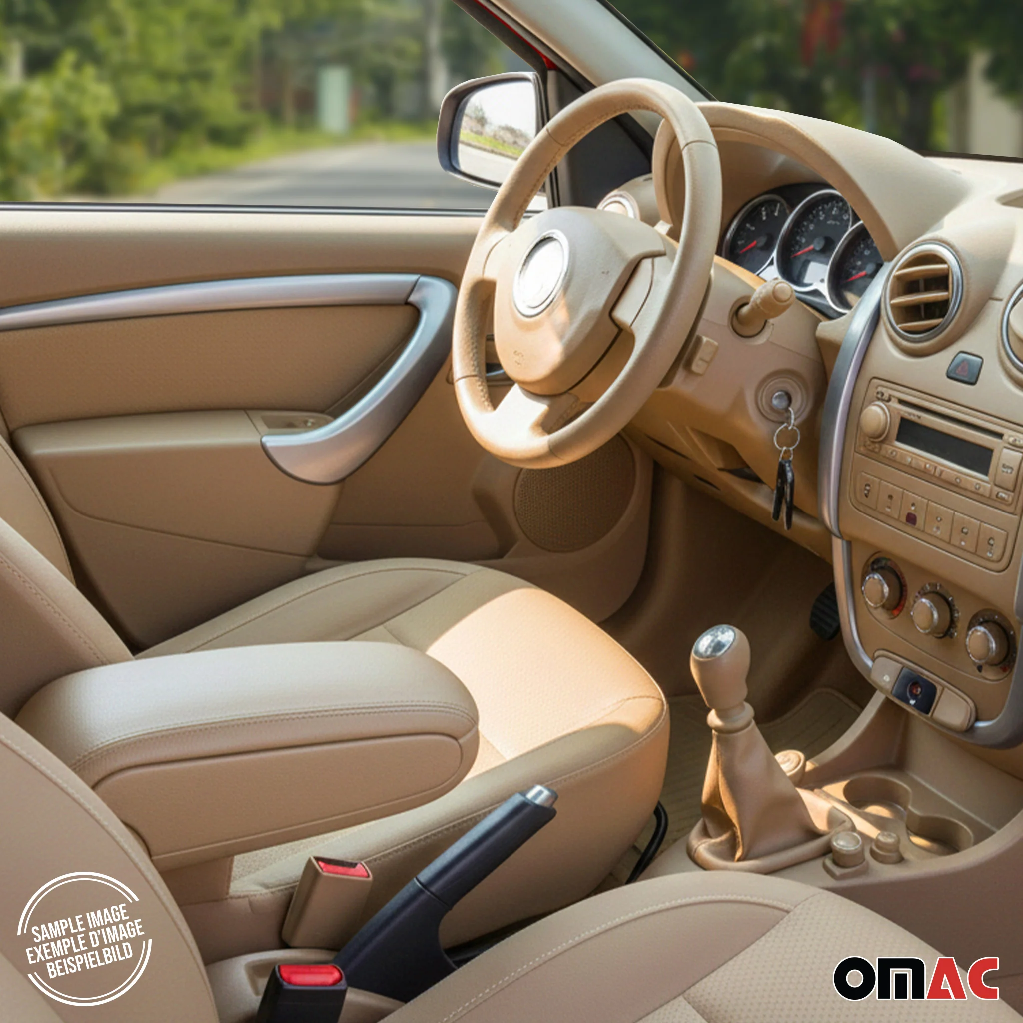 Mittelarmlehne Armlehne Mittelkonsole für VW Golf Bora 1997-2006 PU-Leder Beige - Image 6