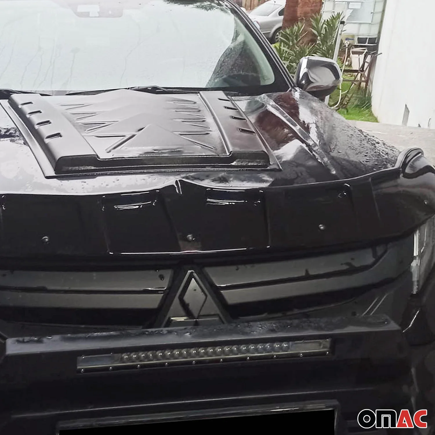Motorhaube Deflektor Insekten Steinschlagschutz für Mitsubishi L200 2019-26 ABS - Image 7