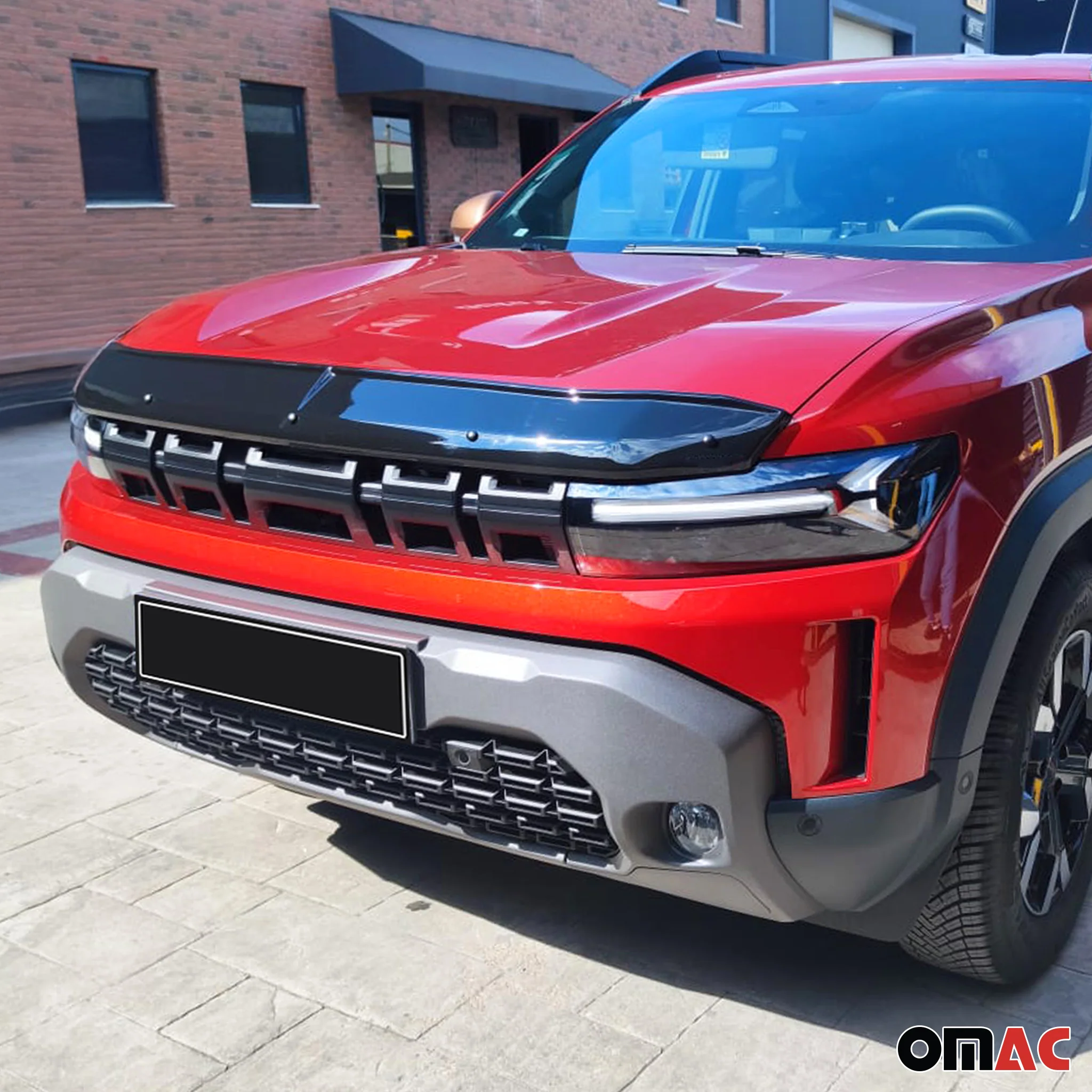 Motorhaube Deflektor Insekten für Dacia Renault Duster mk3 2024-2026 ABS Schwarz - Image 2