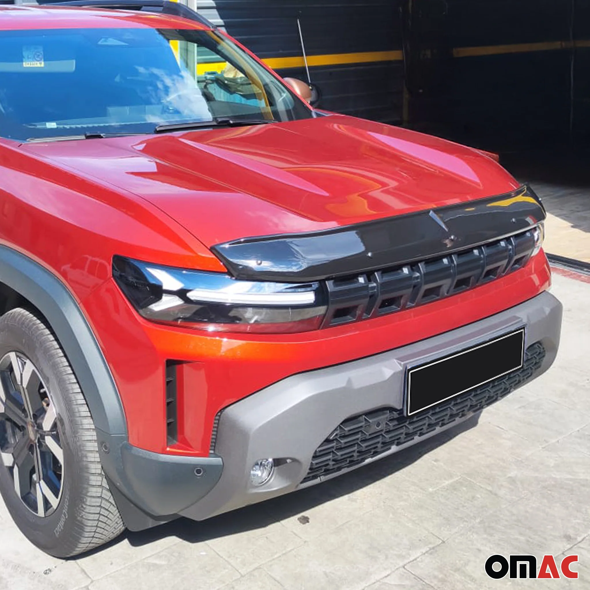 Motorhaube Deflektor Insekten für Dacia Renault Duster mk3 2024-2026 ABS Schwarz - Image 3