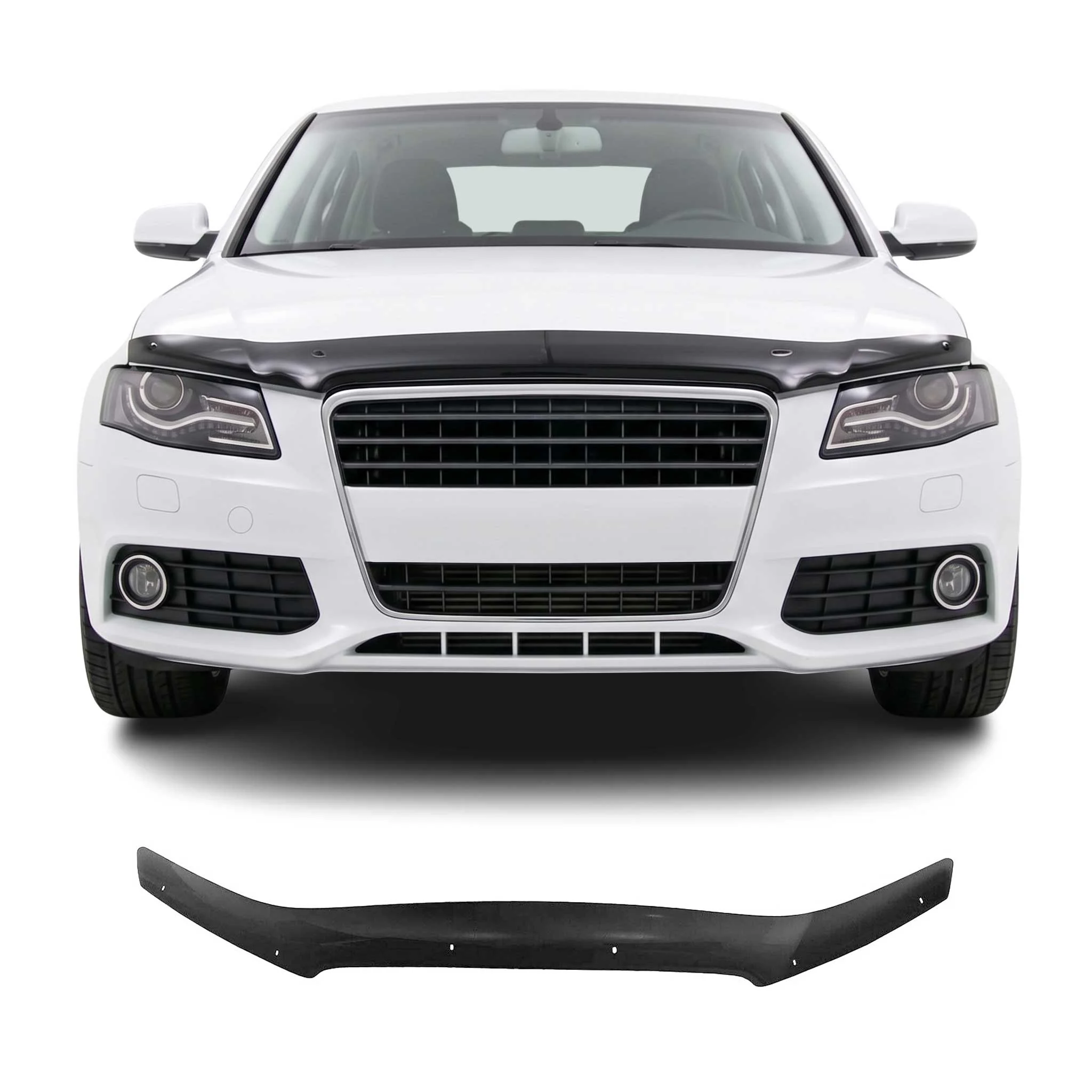 Motorhaube Deflektor Insekten Steinschlagschutz für Audi A3 8P 2008-2013 Dunkel