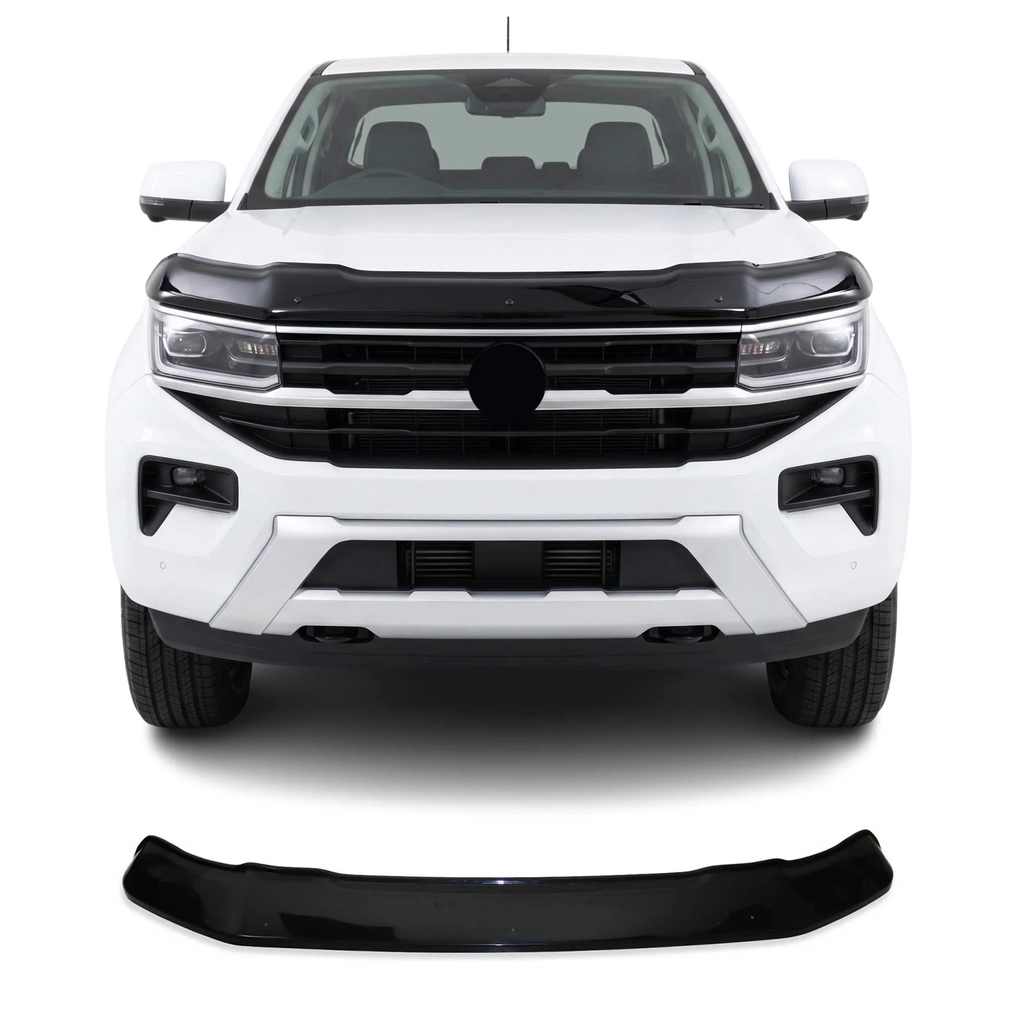 Motorhaube Deflektor Insekten Steinschlagschutz für VW Amarok 2023-2026 ABS