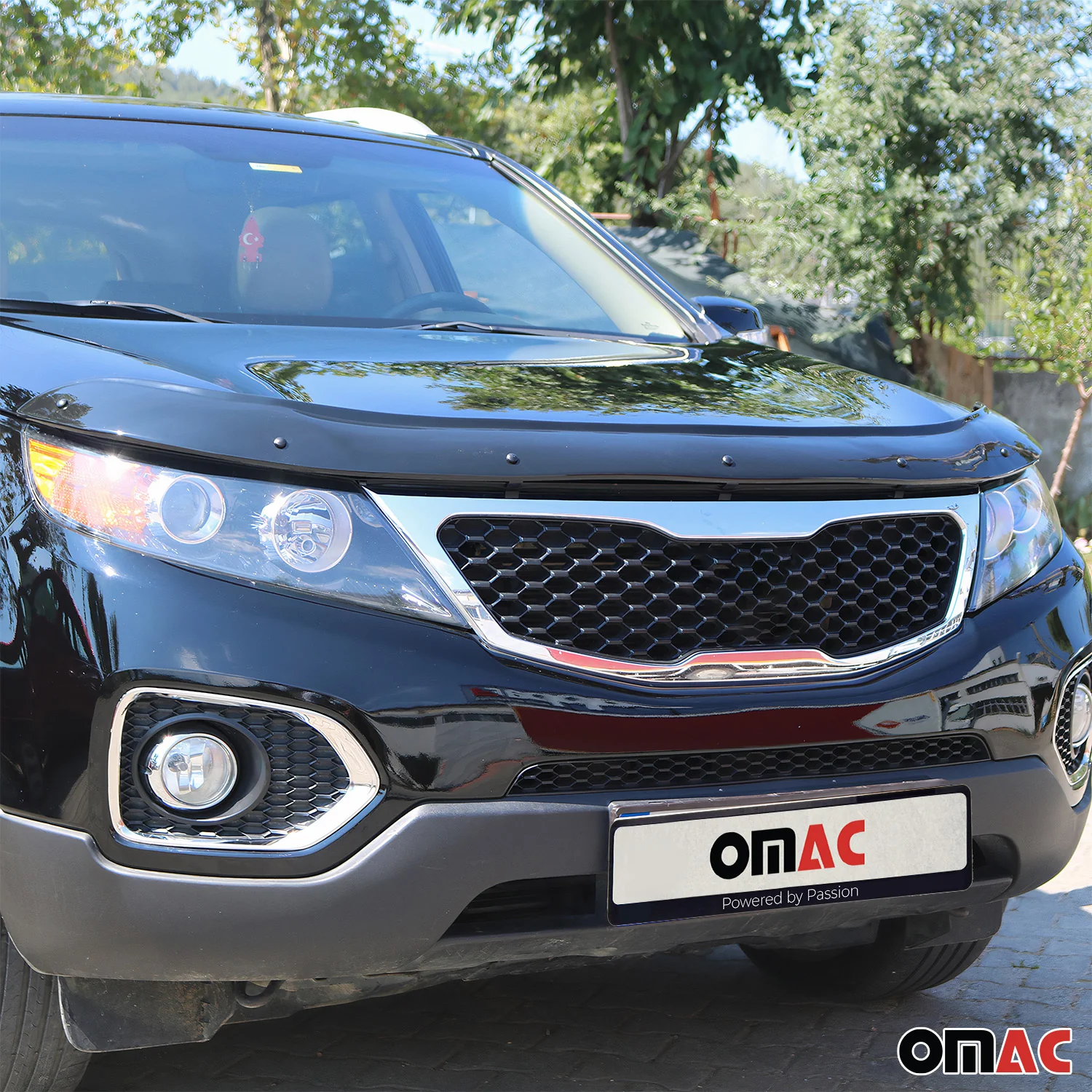 Motorhaube Deflektor Steinschlagschutz für Kia Sorento 2009-2014 Kunststoff 1x - Image 8