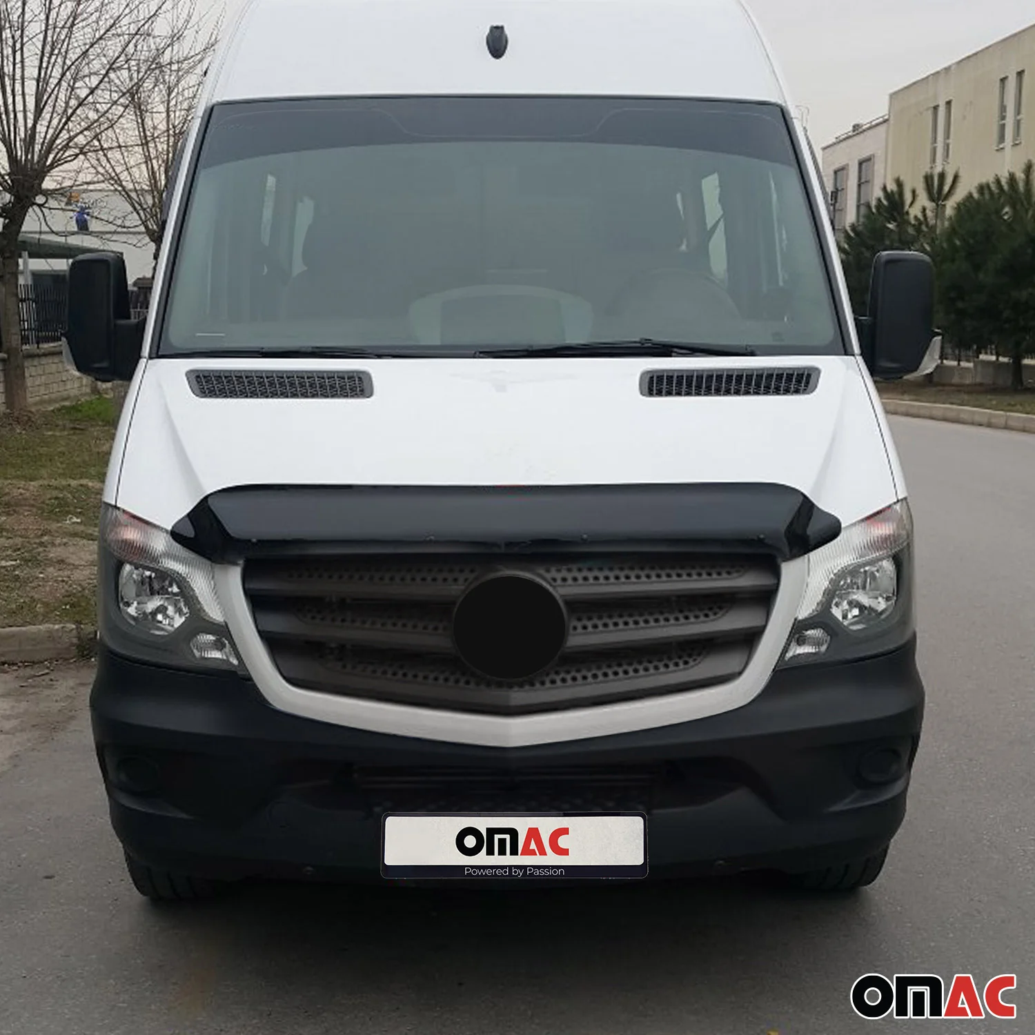 Windabweiser Sonnenblende Motorhaube Deflektor Set für Mercedes Sprinter 2009-16 - Image 2