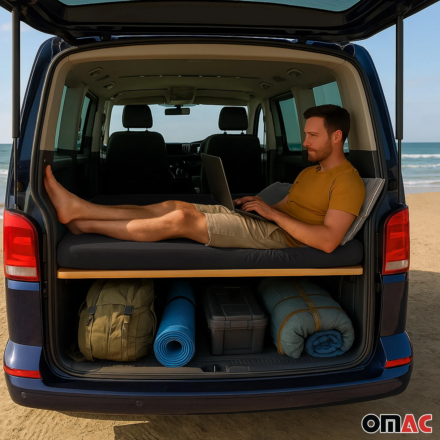 Multiflexboard Bettverlängerung für Mercedes Vito W447 2014-2026 Holz 3x - Image 2