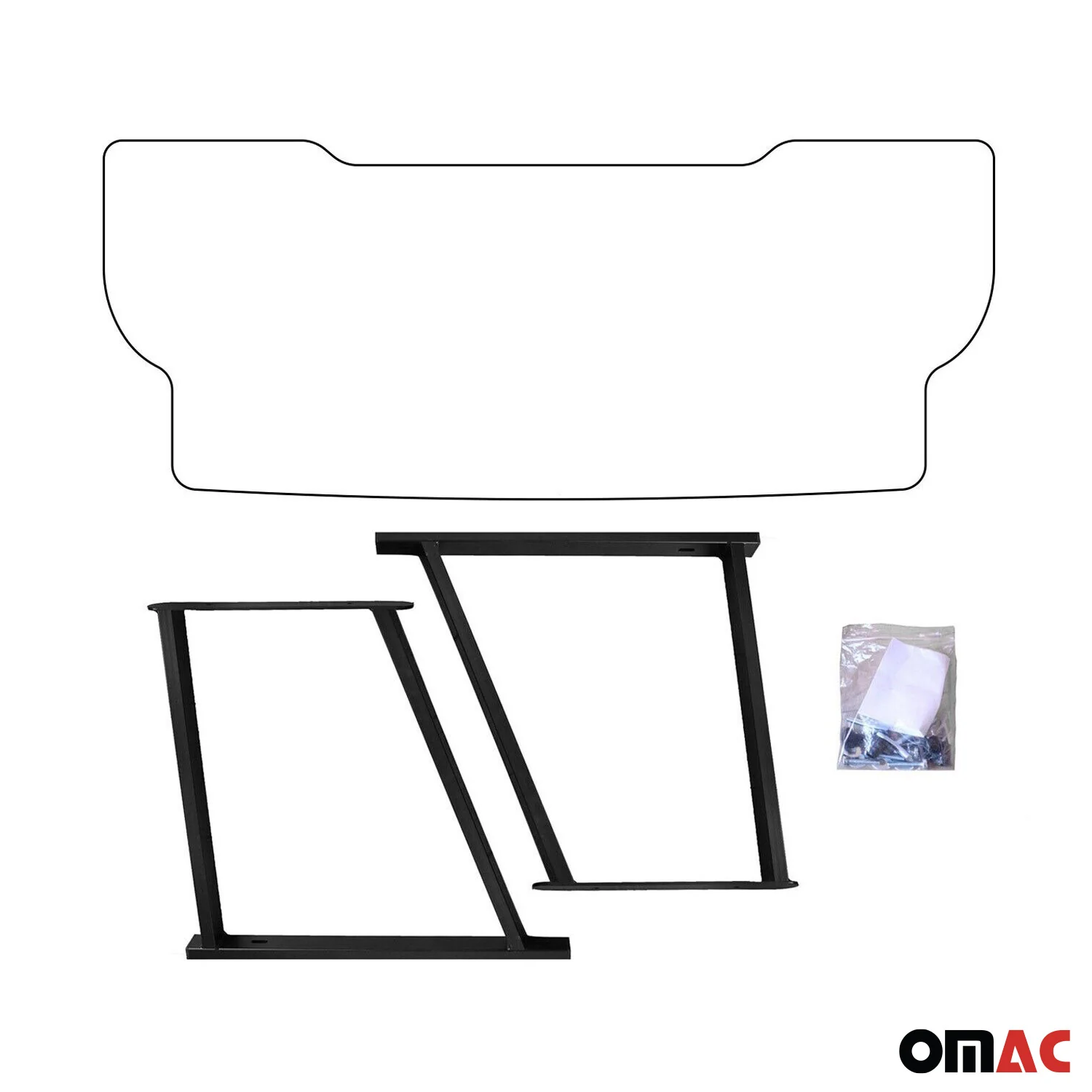 Multiflexboard Schienen 2x für Mercedes Vito W447 2014- mit Unterlage Schrauben - Image 3