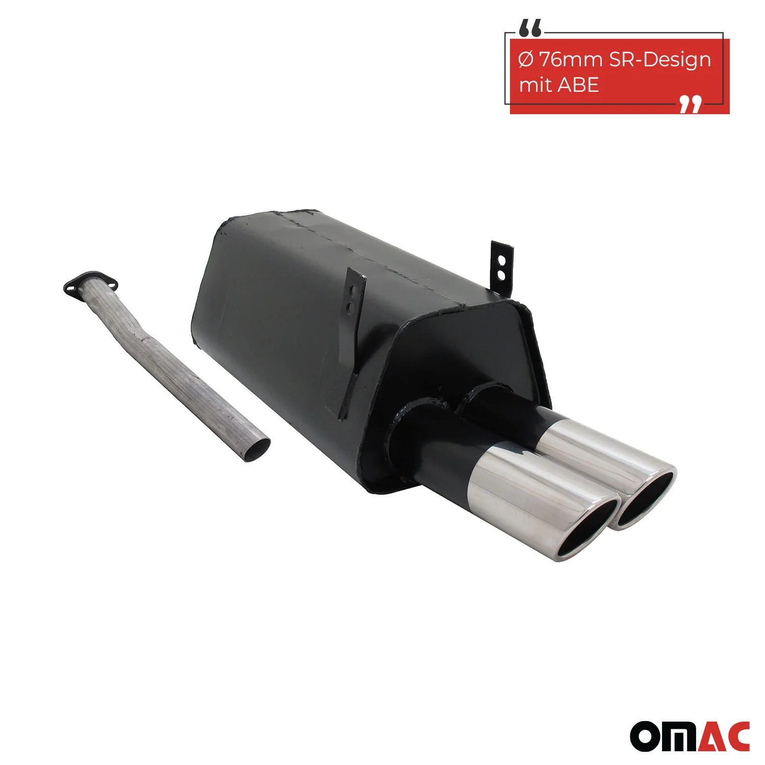 Novus Sportauspuff für BMW 3er E36 320 / 323 2x76mm SR-Design mit ABE - Image 2