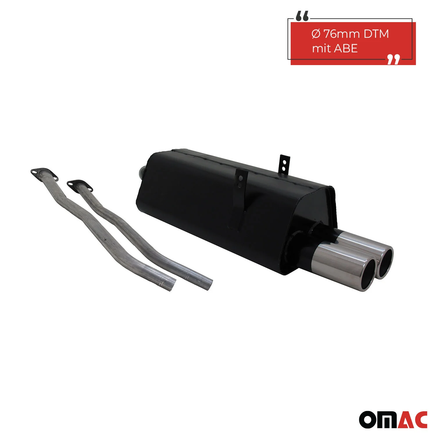 Novus Sportauspuff für BMW 3er E36 325i 2x76mm Endschalldämpfer mit ABE - Image 2