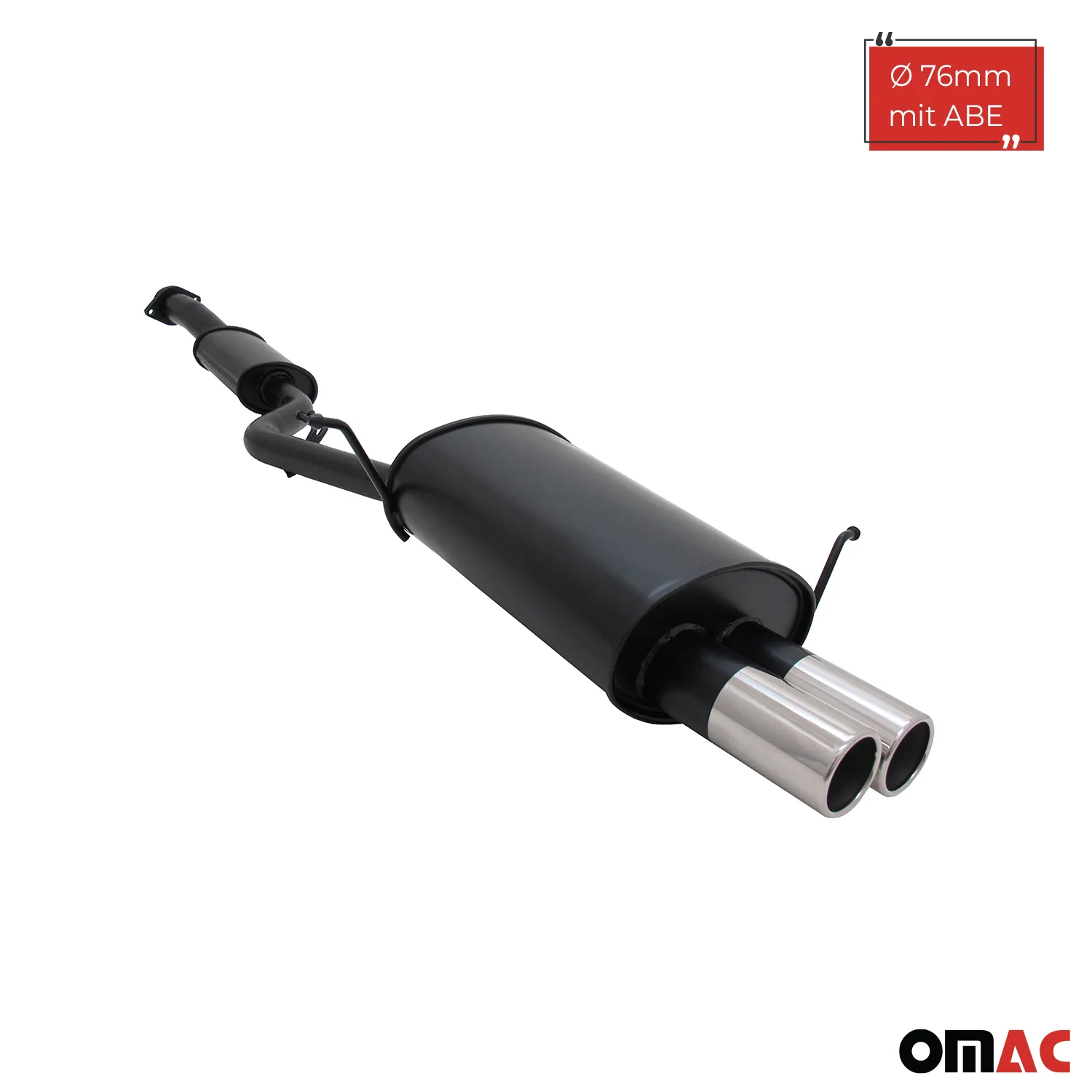 Novus Sportauspuff für BMW E36 Compact 318Ti 2x76mm Endschalldämpfer mit ABE - Image 2