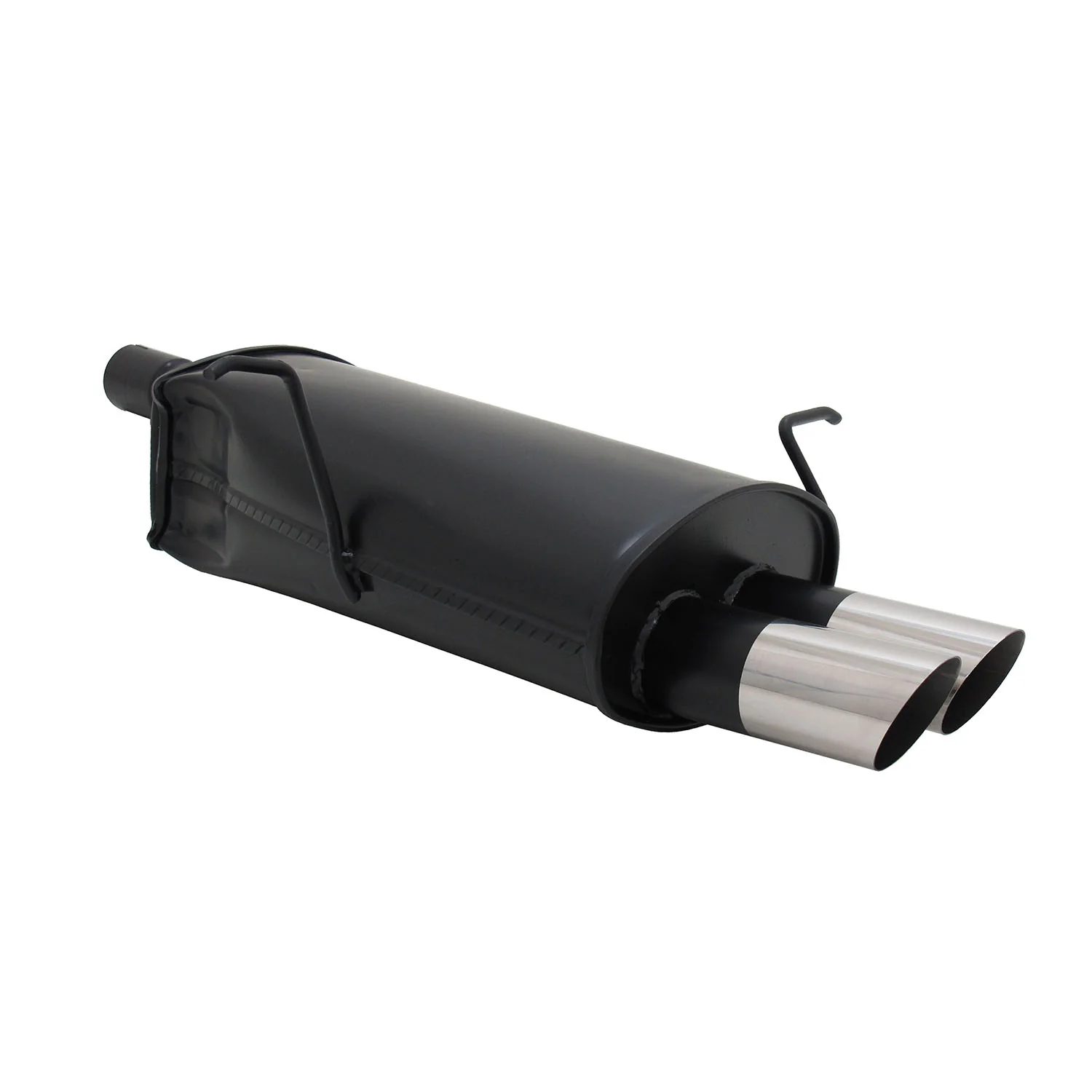 Novus Sportauspuff für BMW E46 1998-2000 2x76mm MS-Design Endschalldämpfer ABE